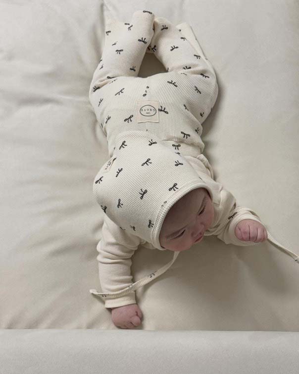 Belle Bow Pants - cream