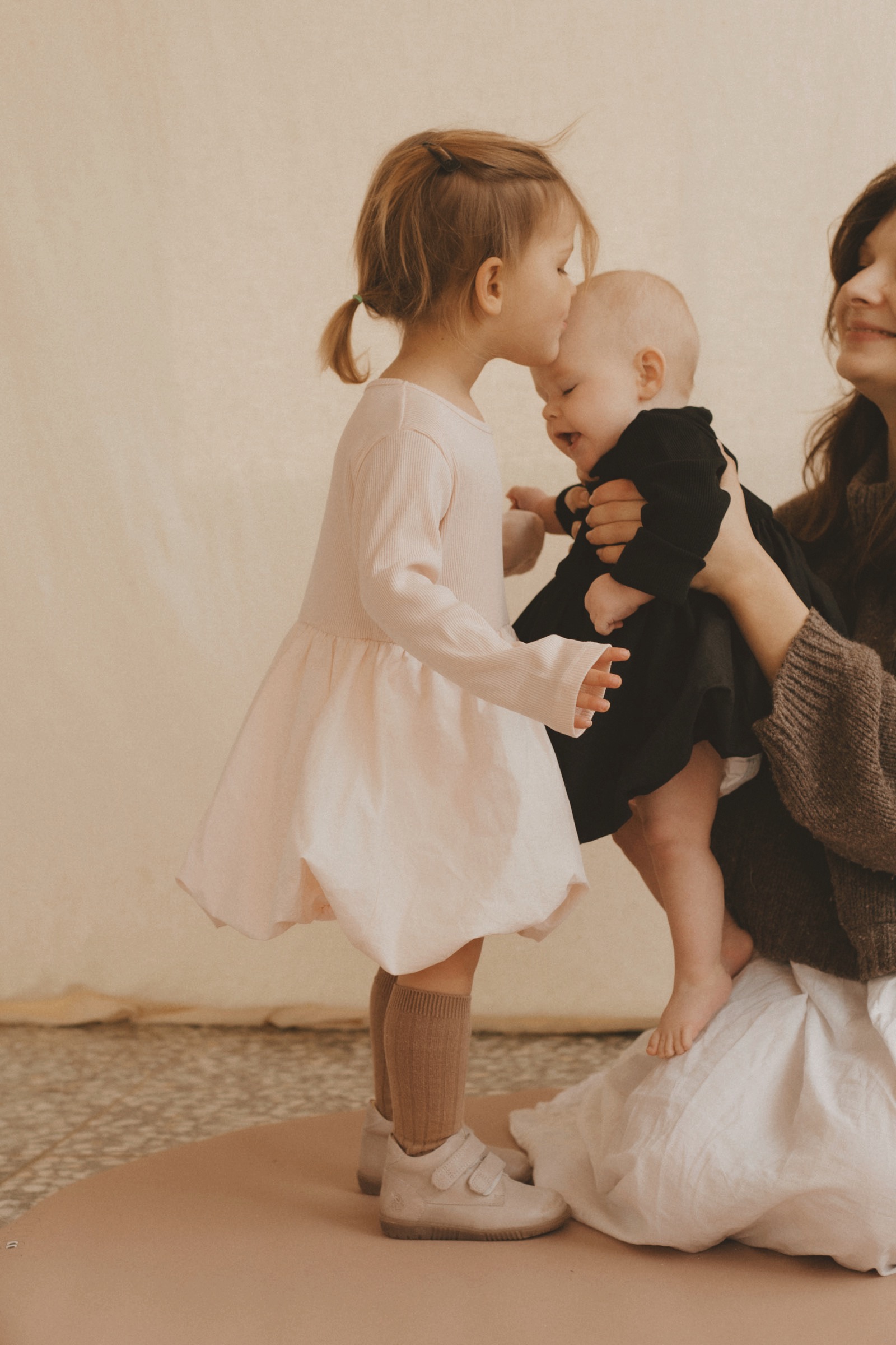 Emma Balloon dress - baby pink