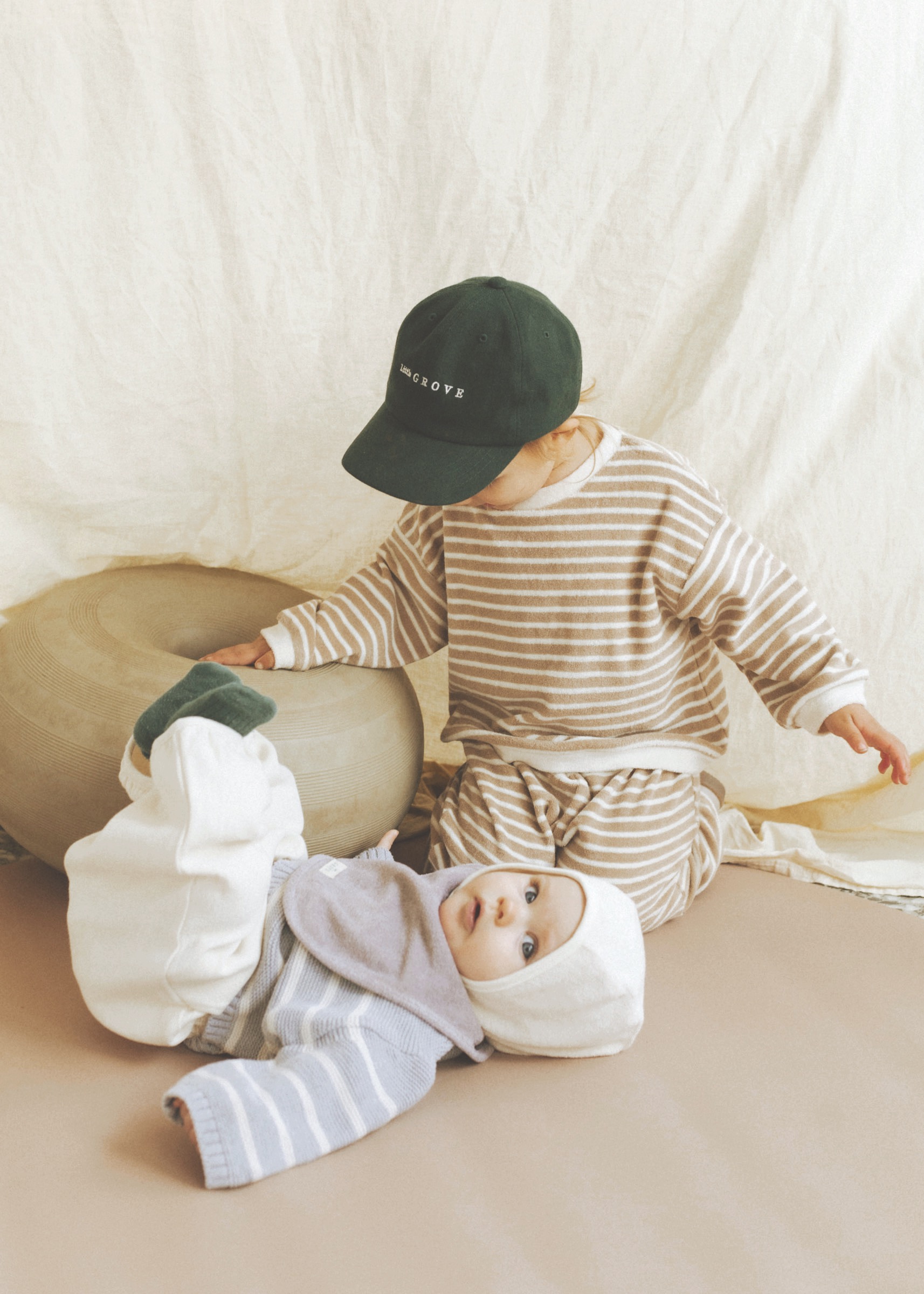 Cotton Baggy Trousers - natural