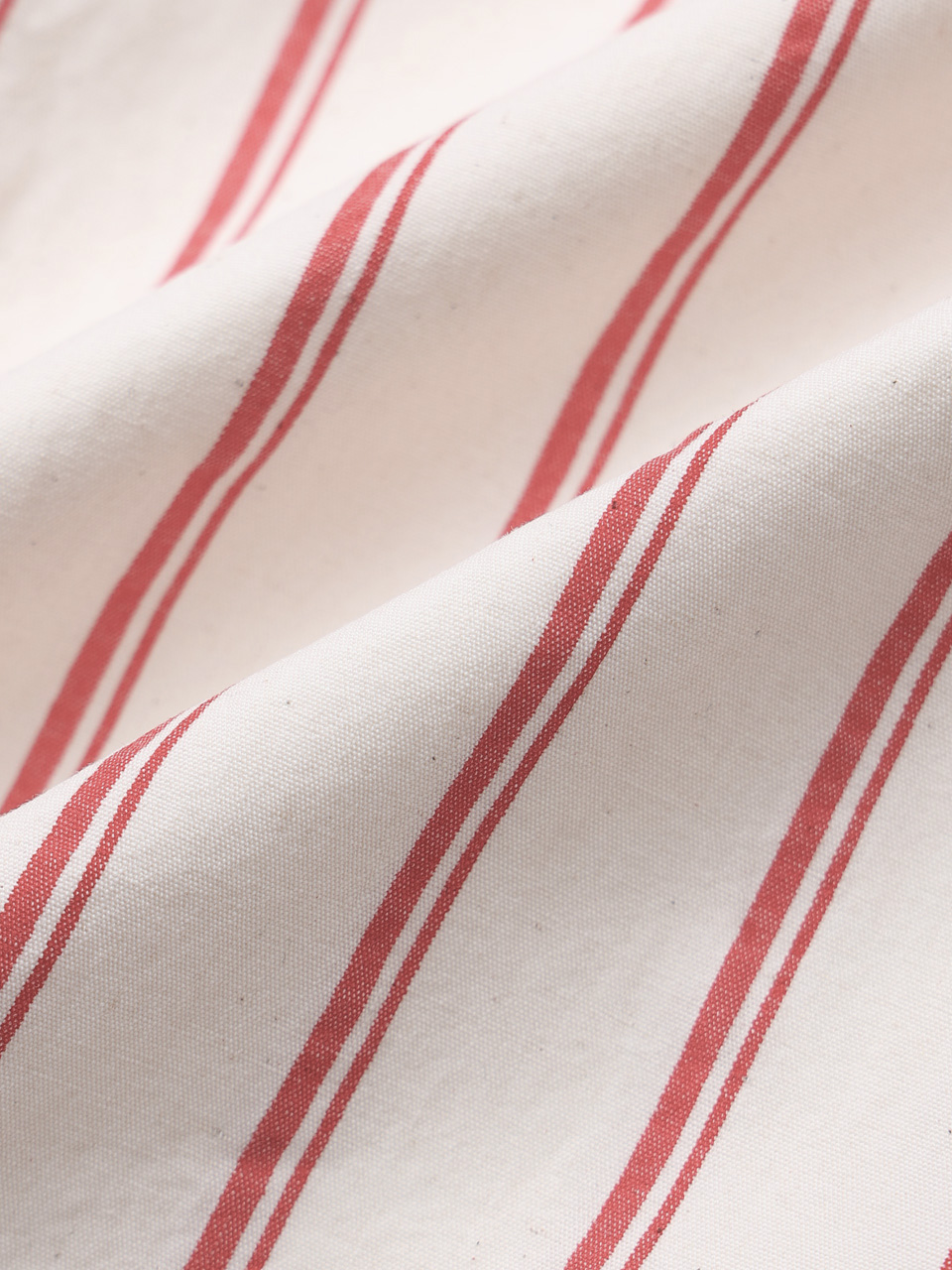 Striped Relaxed Pants - red