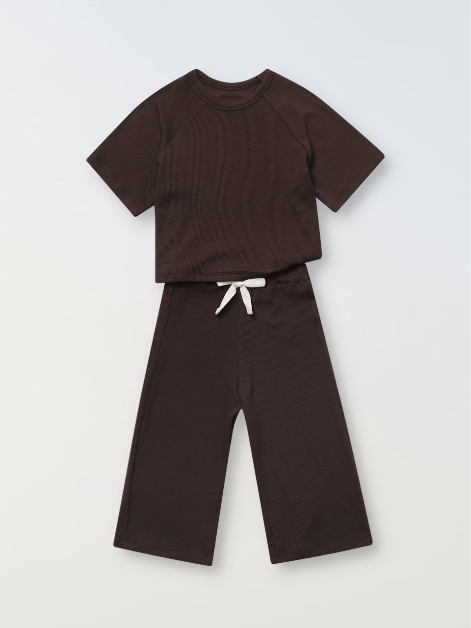 Tencel lounge set - brown