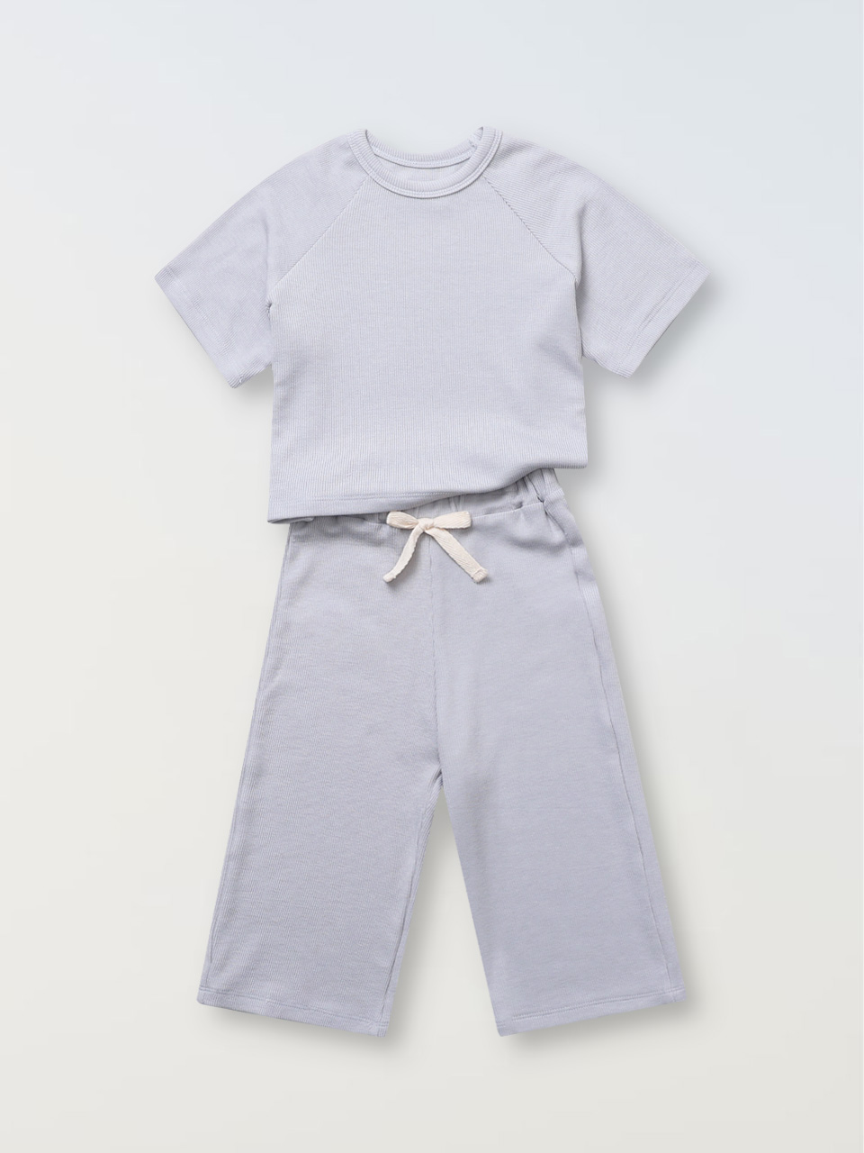 Tencel lounge set - grey blue