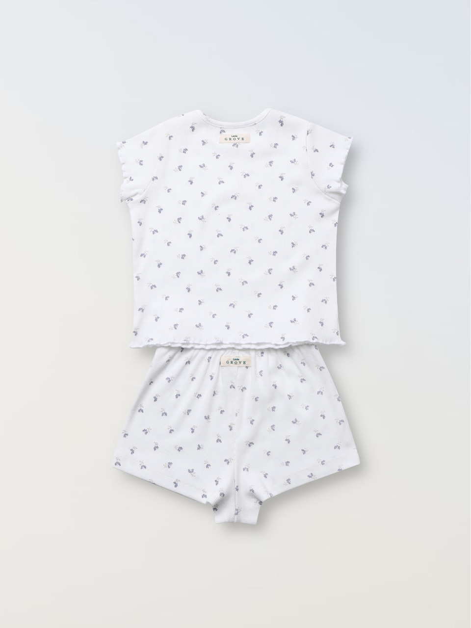 Floral Ribbed Set