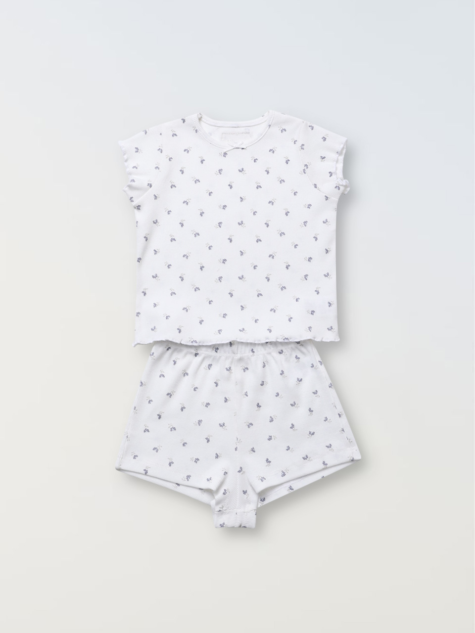 Floral Ribbed Set