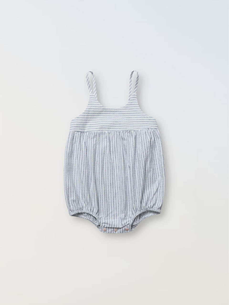 Lily Romper - blue stripe