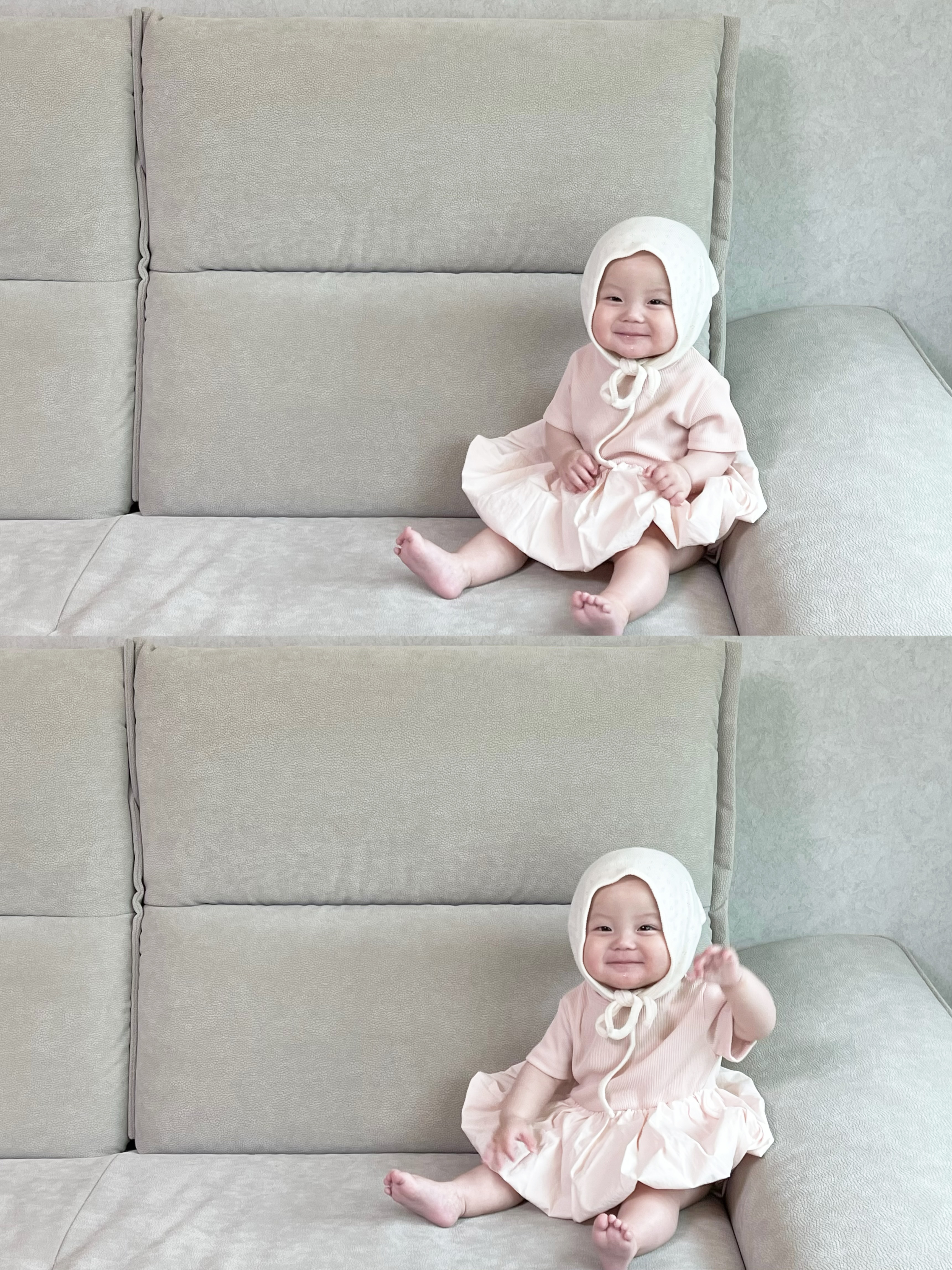 Emma Balloon SS dress - baby pink