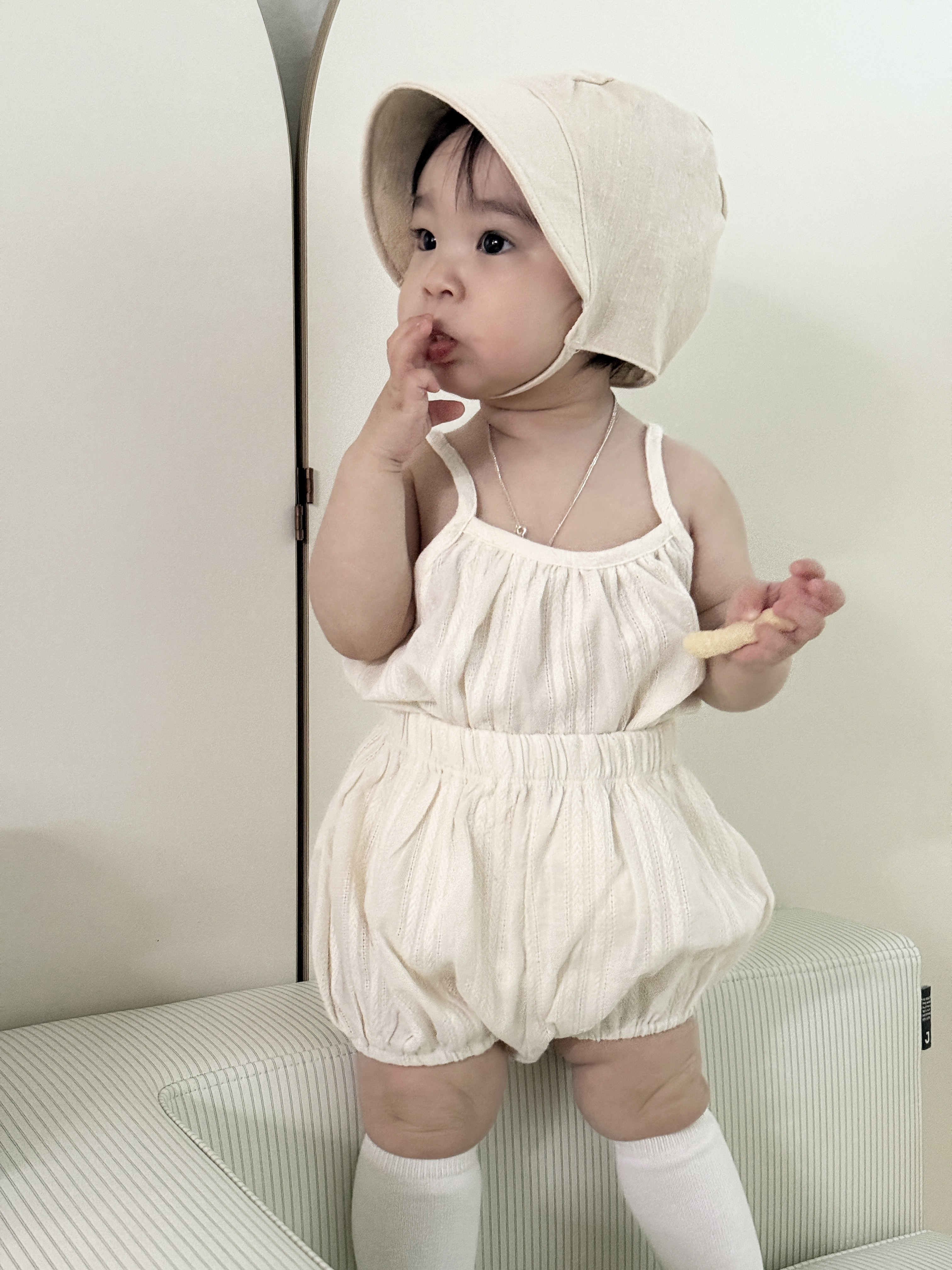 Embroideried bloomer set