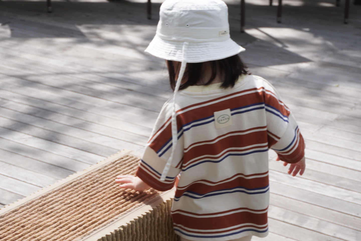 Sunshine striped tee