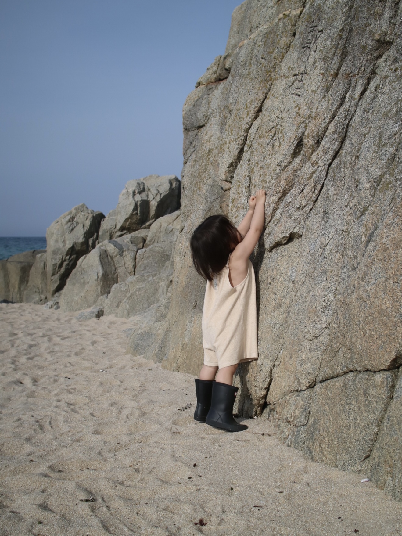 Towel rope jumpsuit - oatmeal