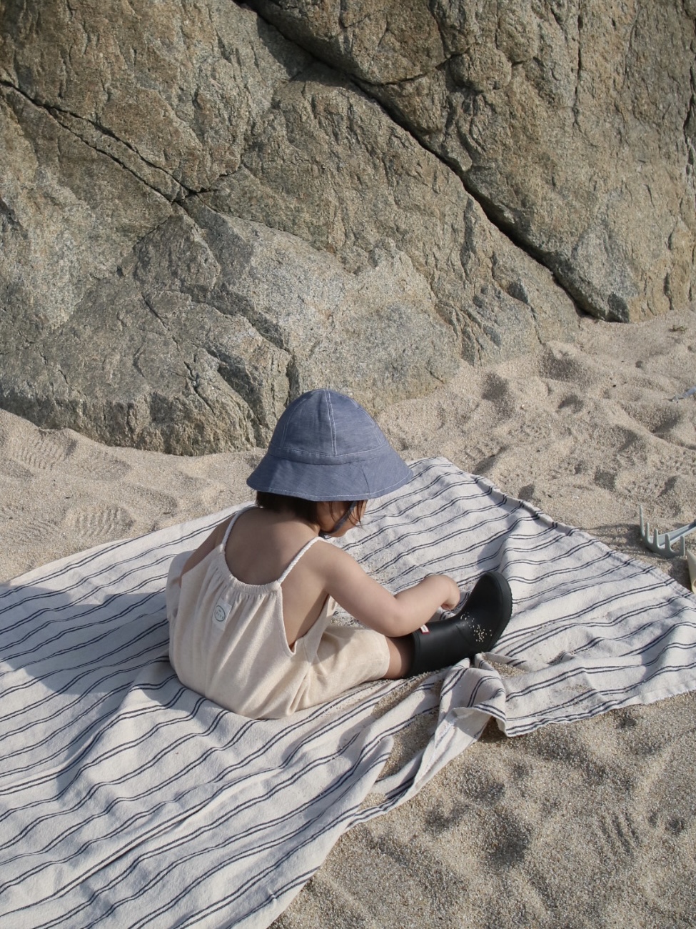 Towel rope jumpsuit - oatmeal