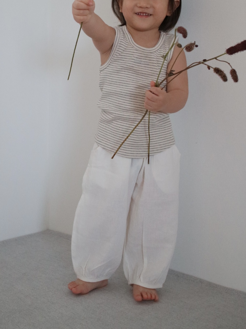 Linen Air Pants - white