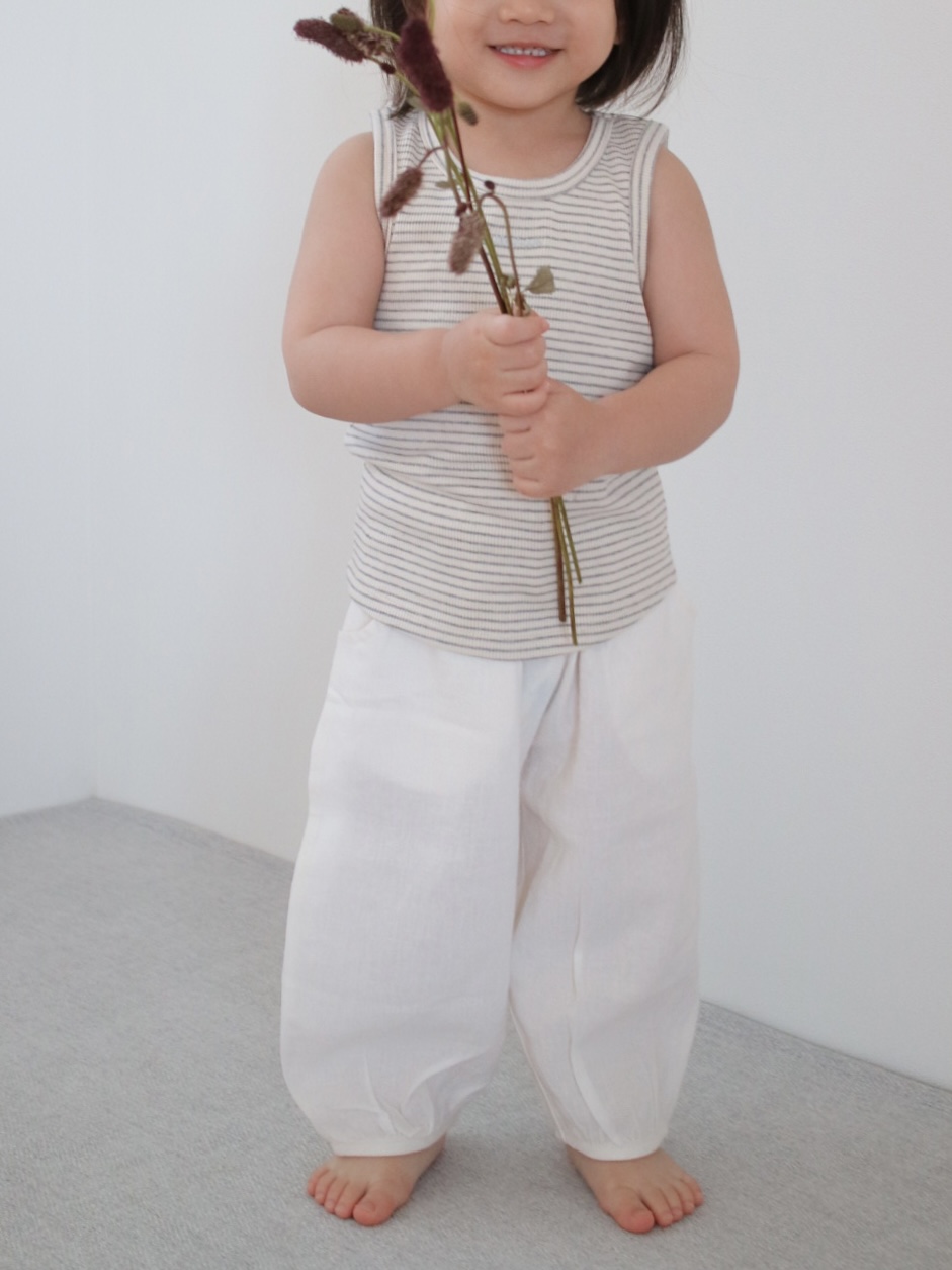 Linen Air Pants - white