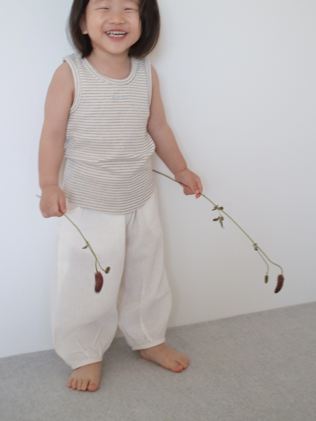 Linen Air Pants - white