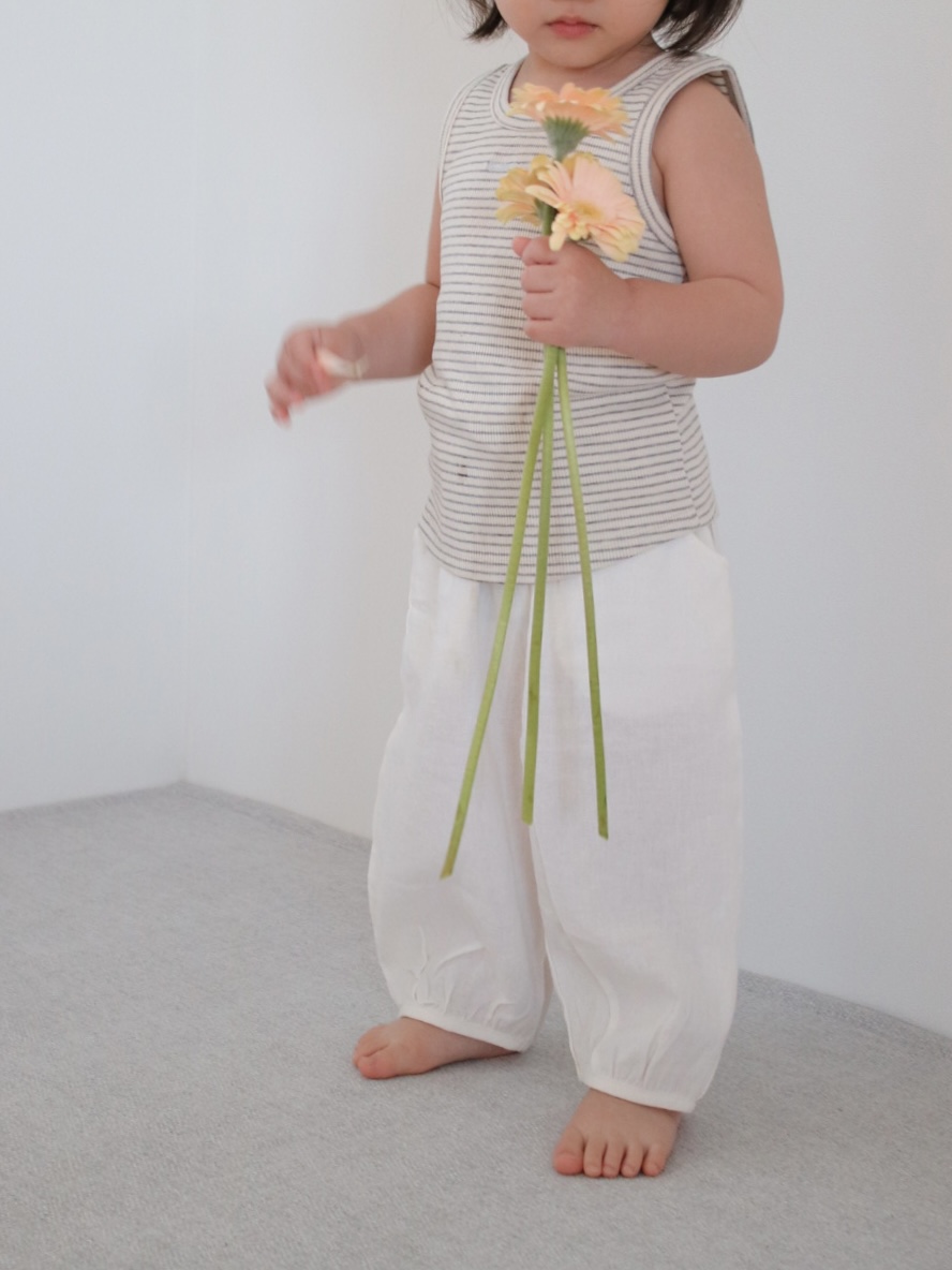Linen Air Pants - white
