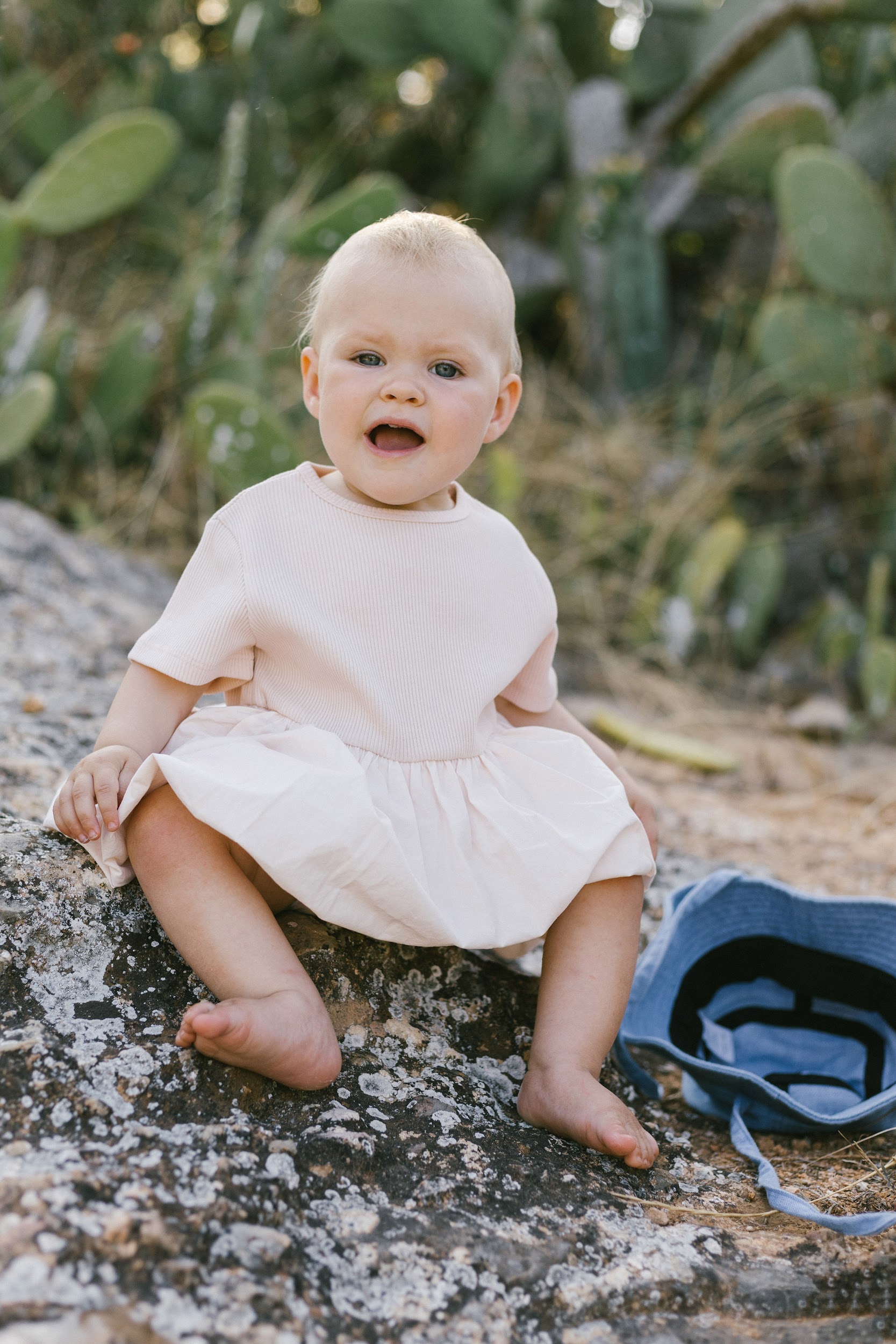 Emma Balloon SS dress - baby pink
