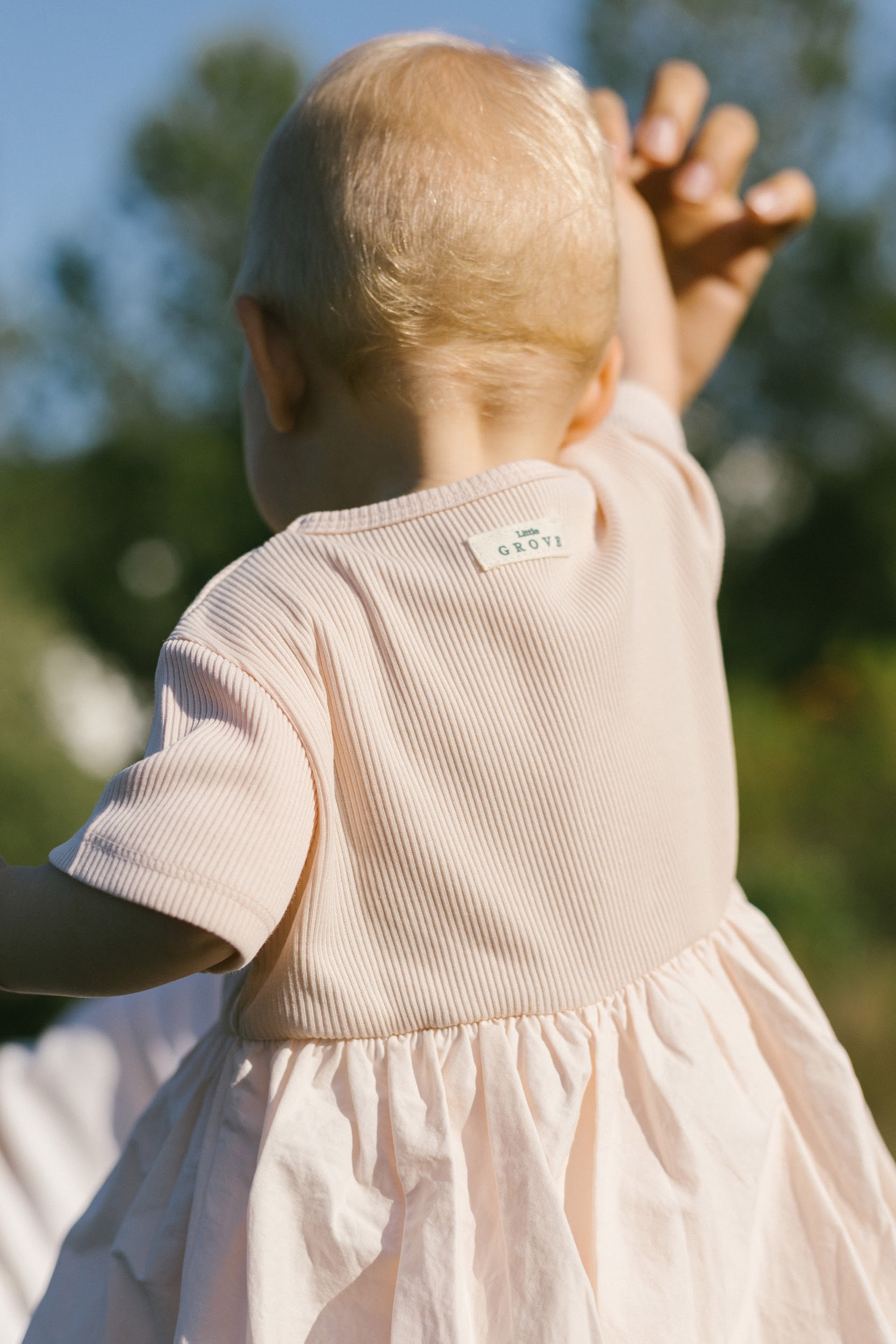 Emma Balloon SS dress - baby pink