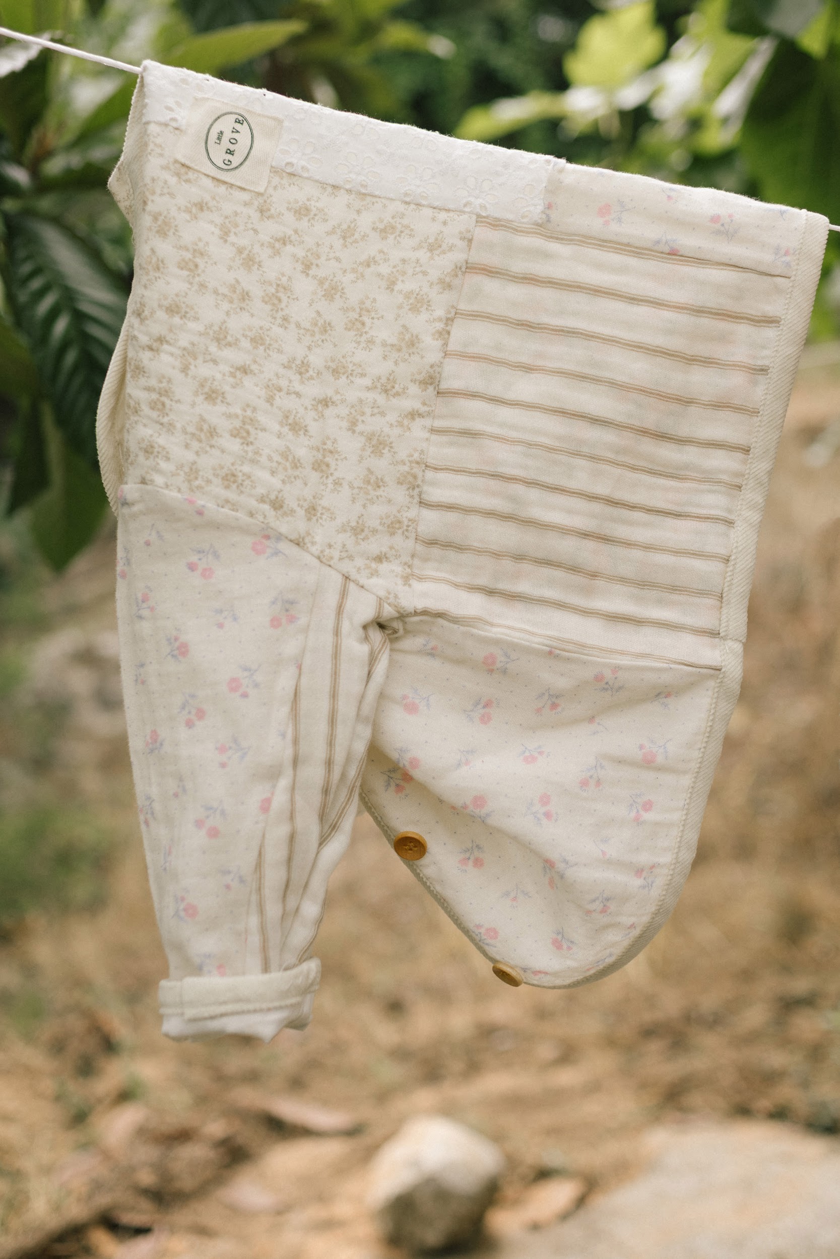 Patchwork cardigan