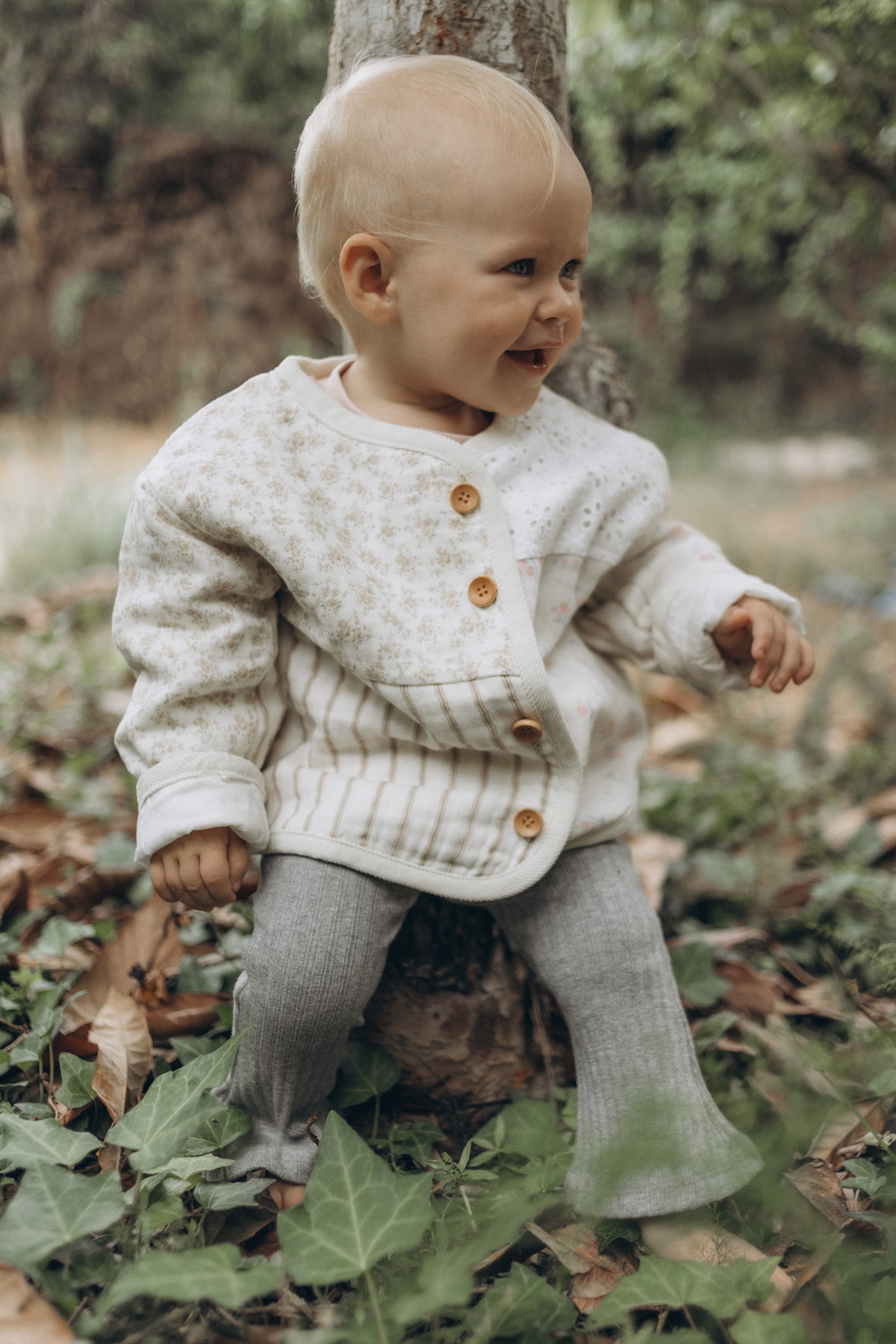 Patchwork cardigan