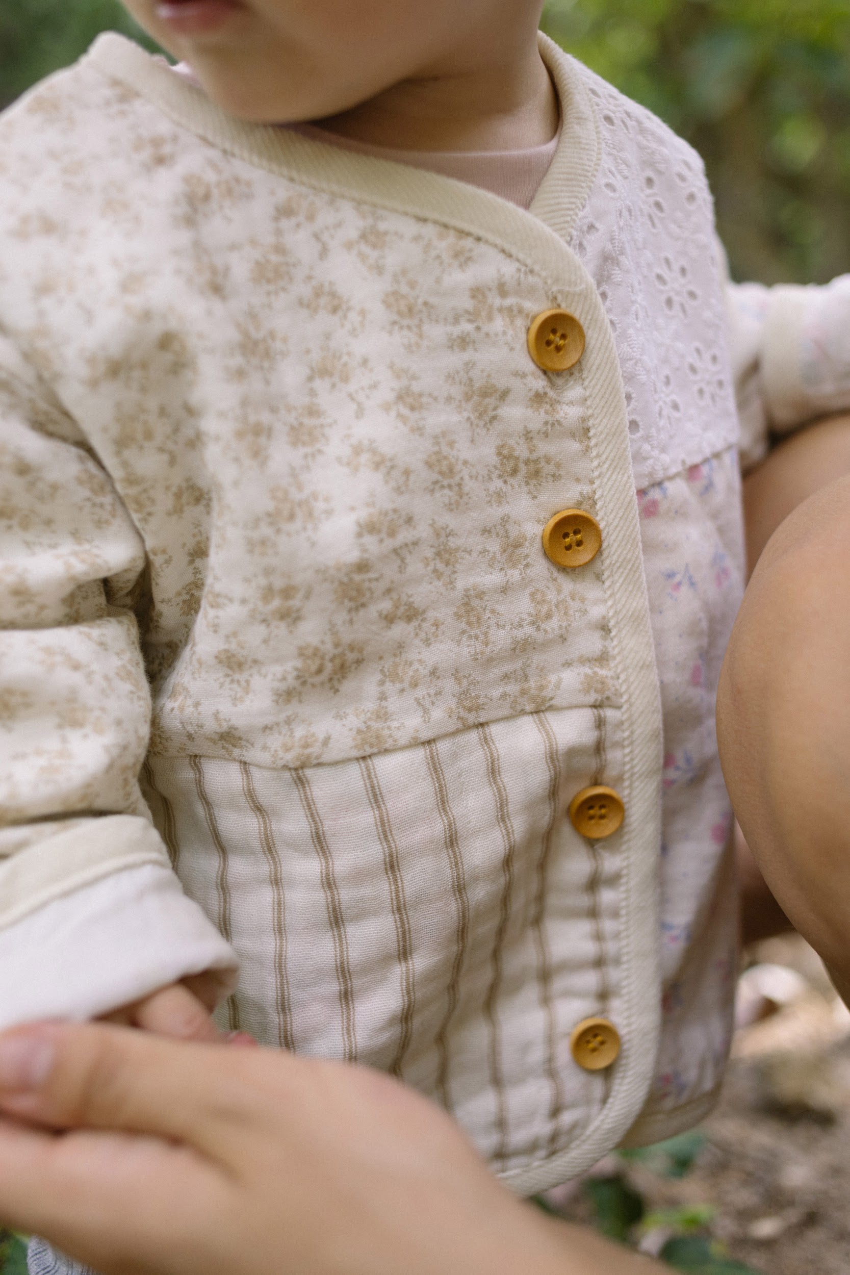 Patchwork cardigan