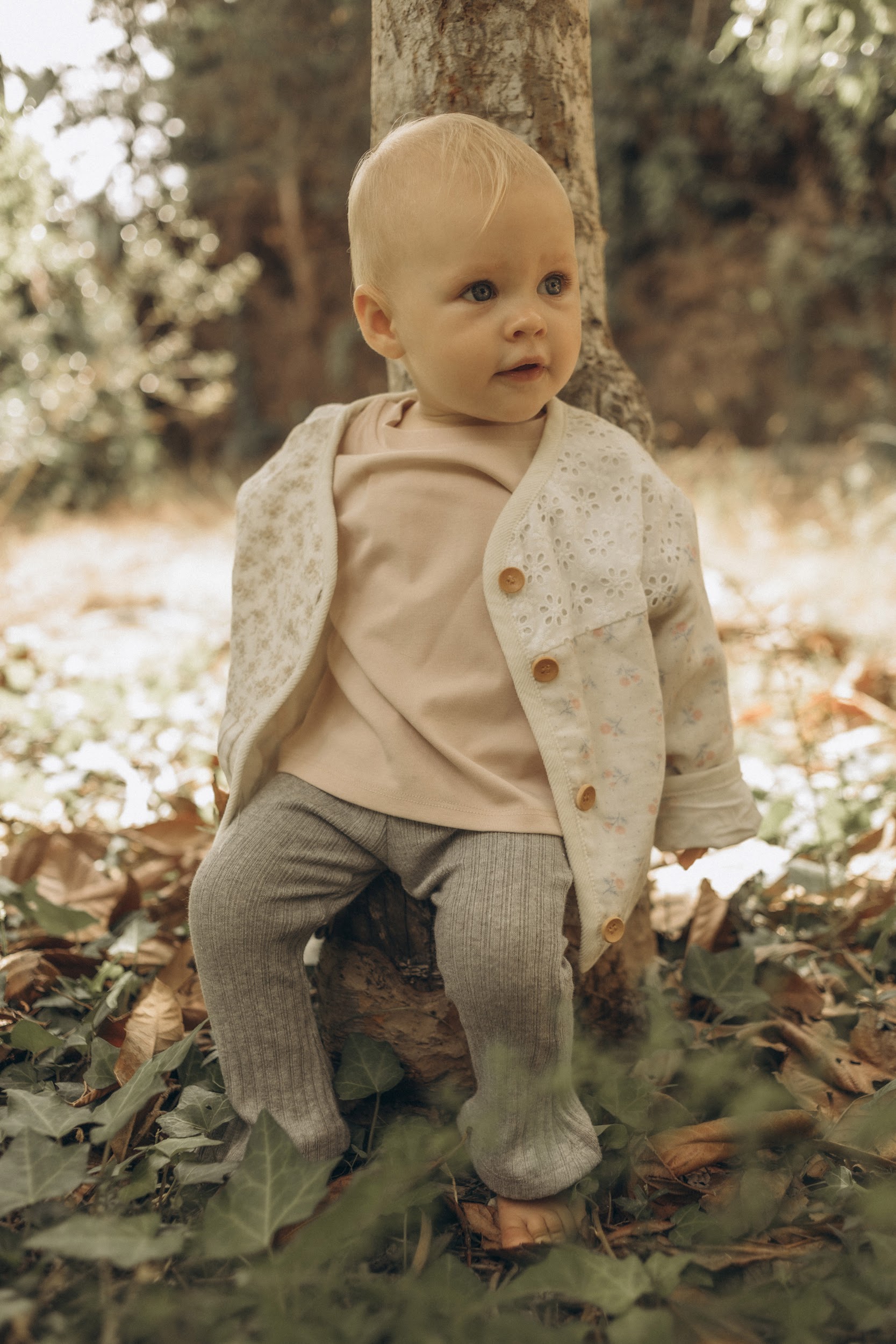 Patchwork cardigan