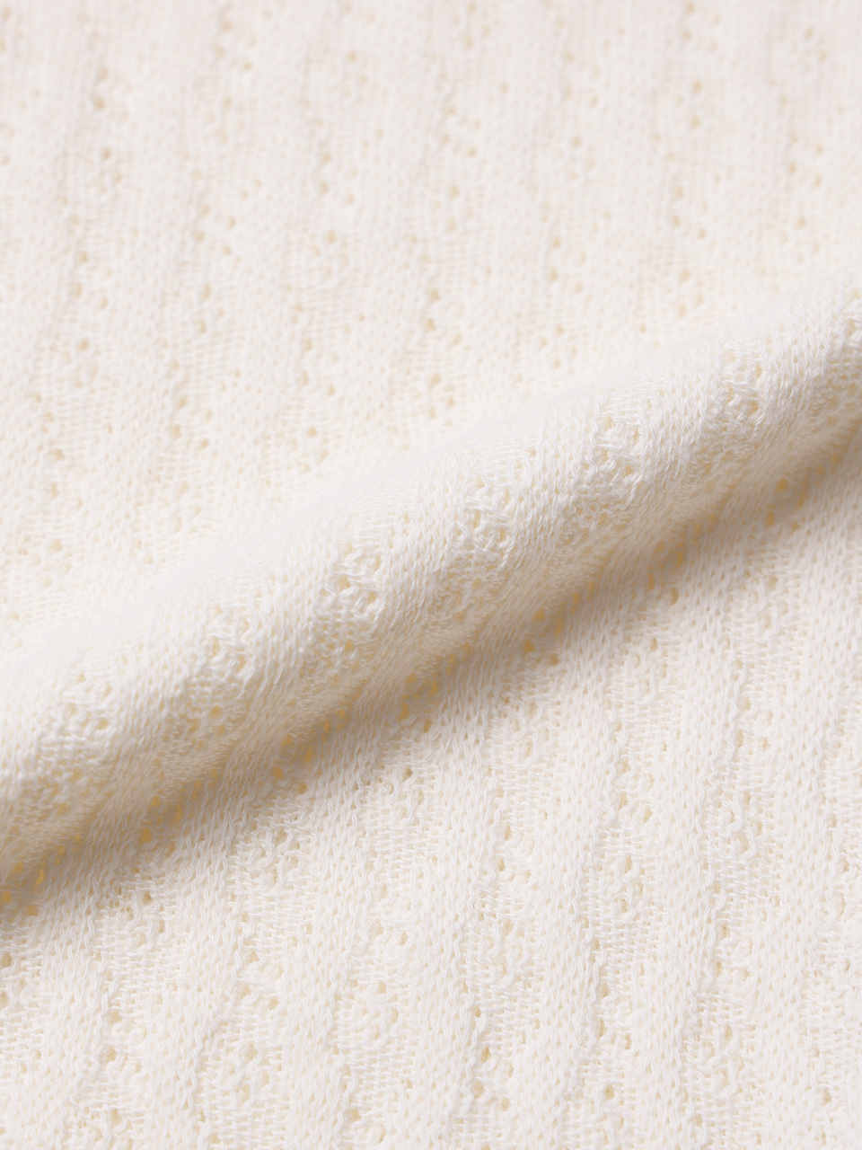 Elbon Knit Flare Pants - natural
