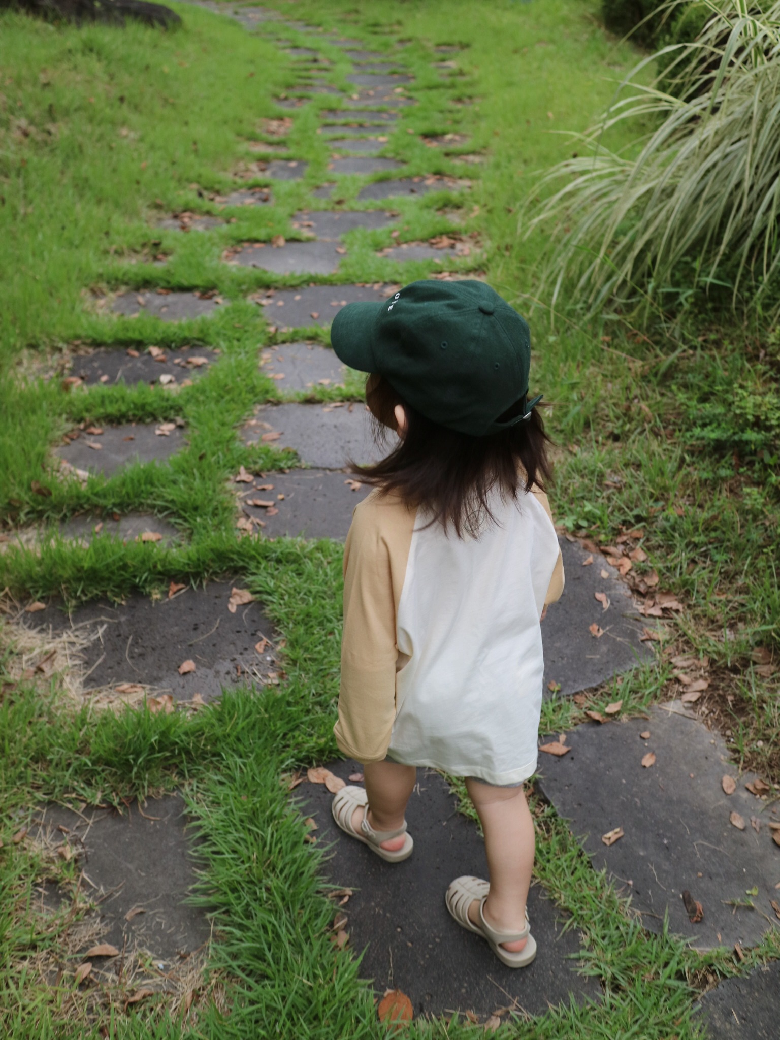 Grove Raglan Tee - Oat