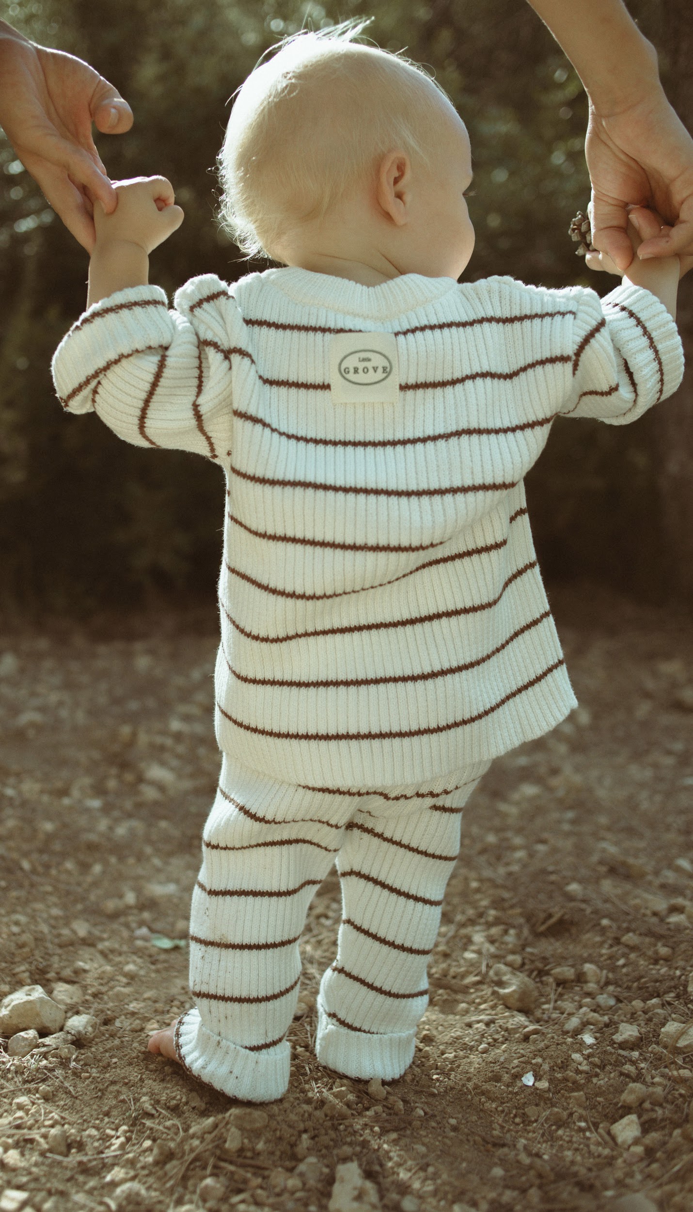 Nest Knit Set - Cream/wood
