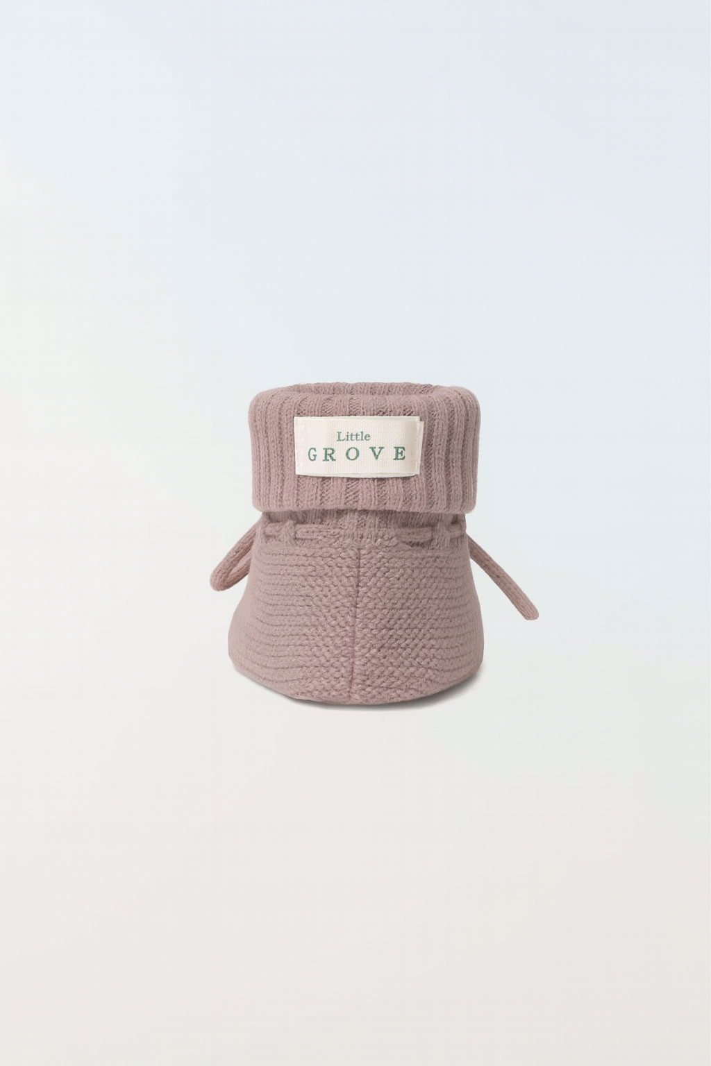 Cozy Knit Booties - Rose