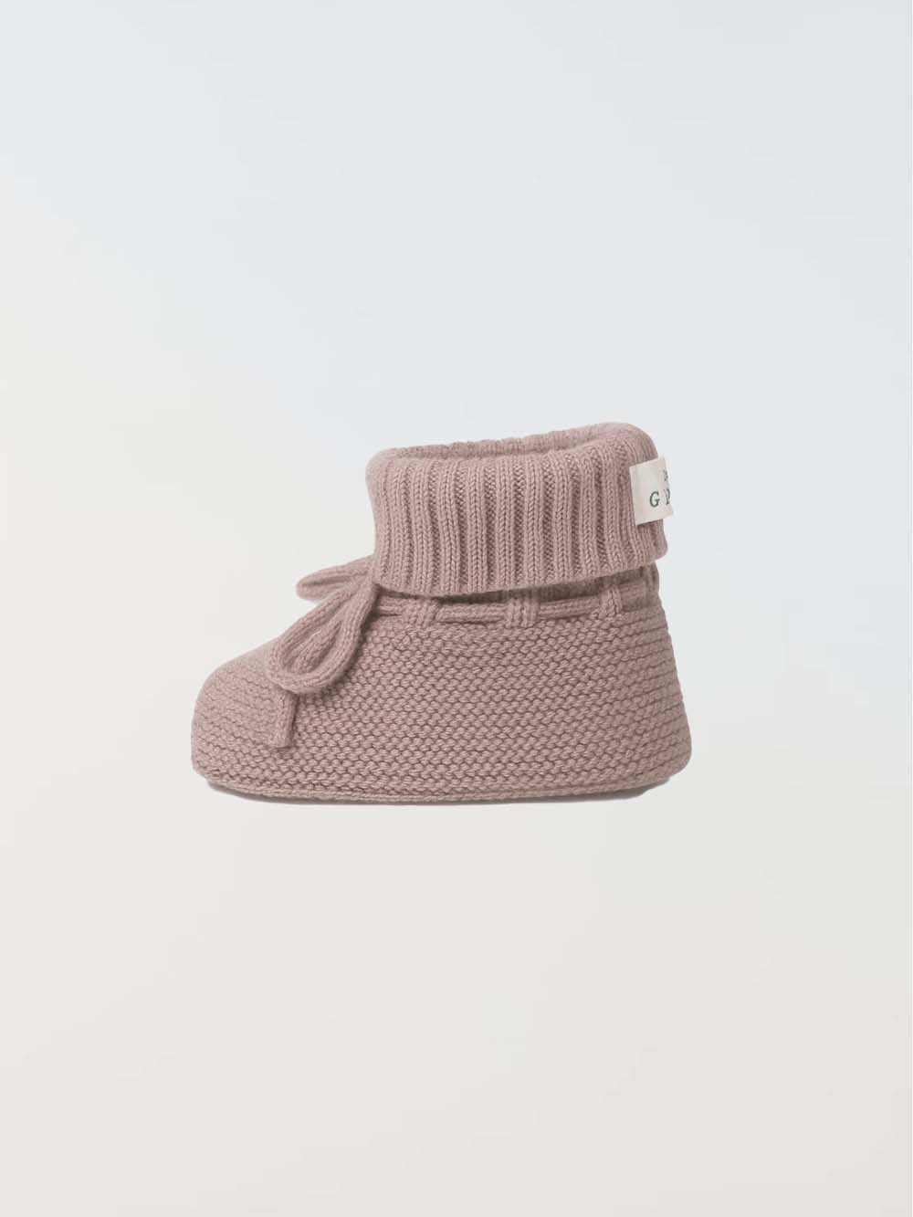 Cozy Knit Booties - Rose