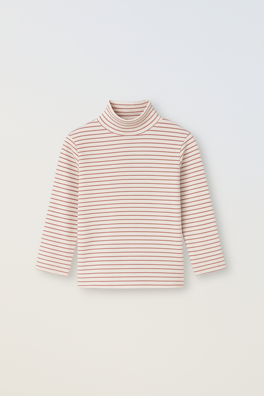 Turtleneck ST Tee - Cream/pink