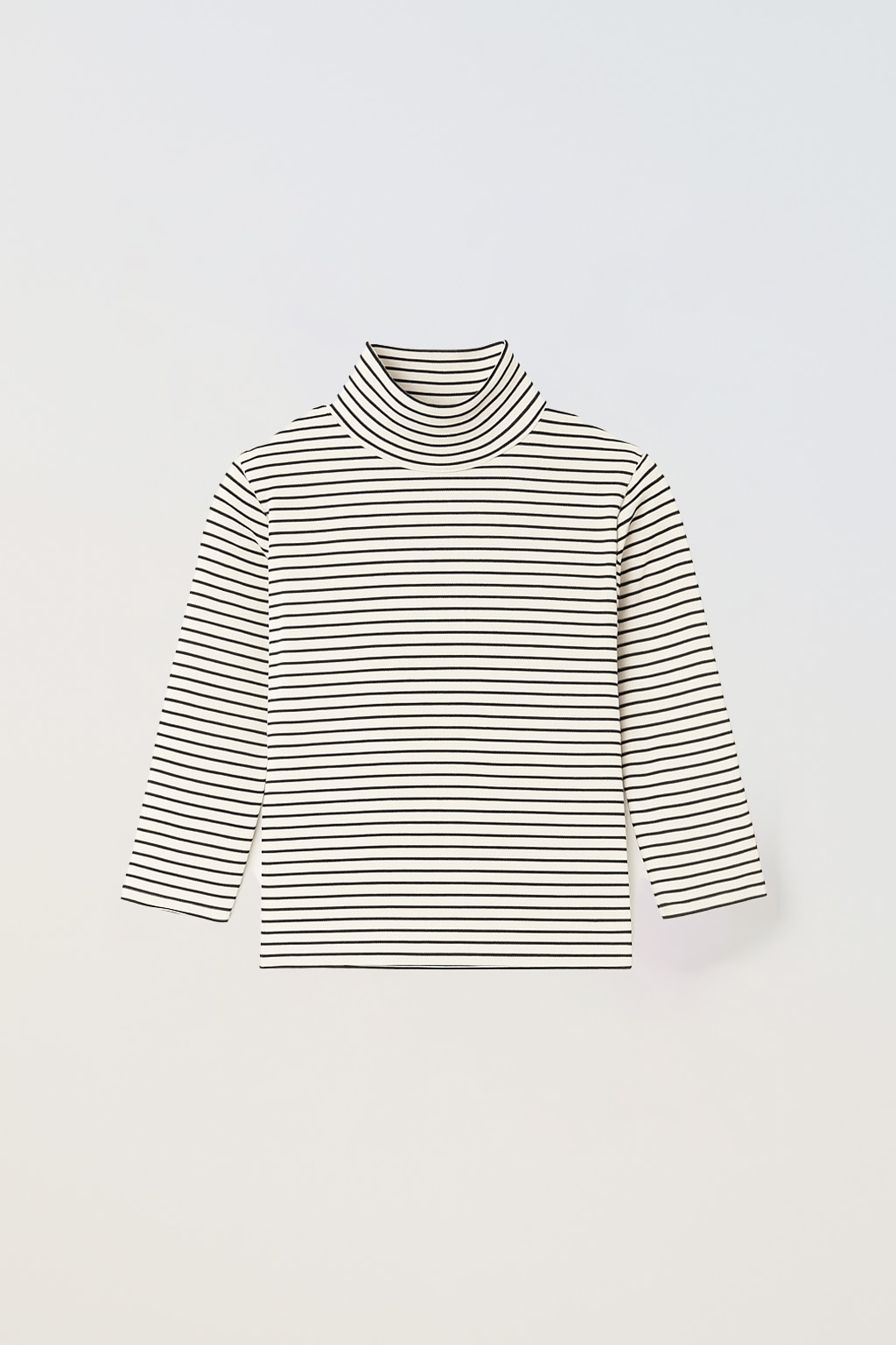 Turtleneck ST Tee - Cream/brown
