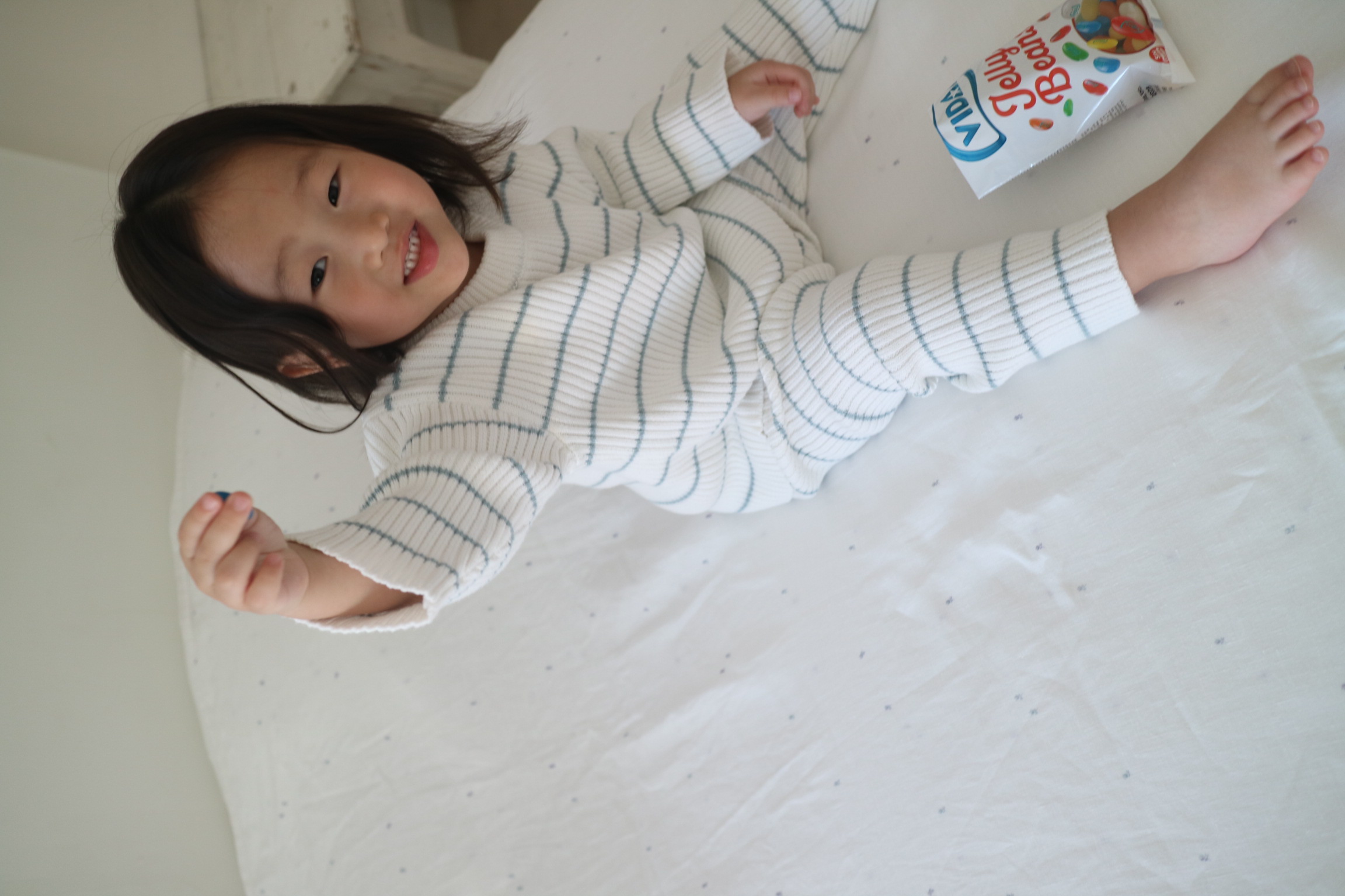 Nest Knit Set - Cream/blue