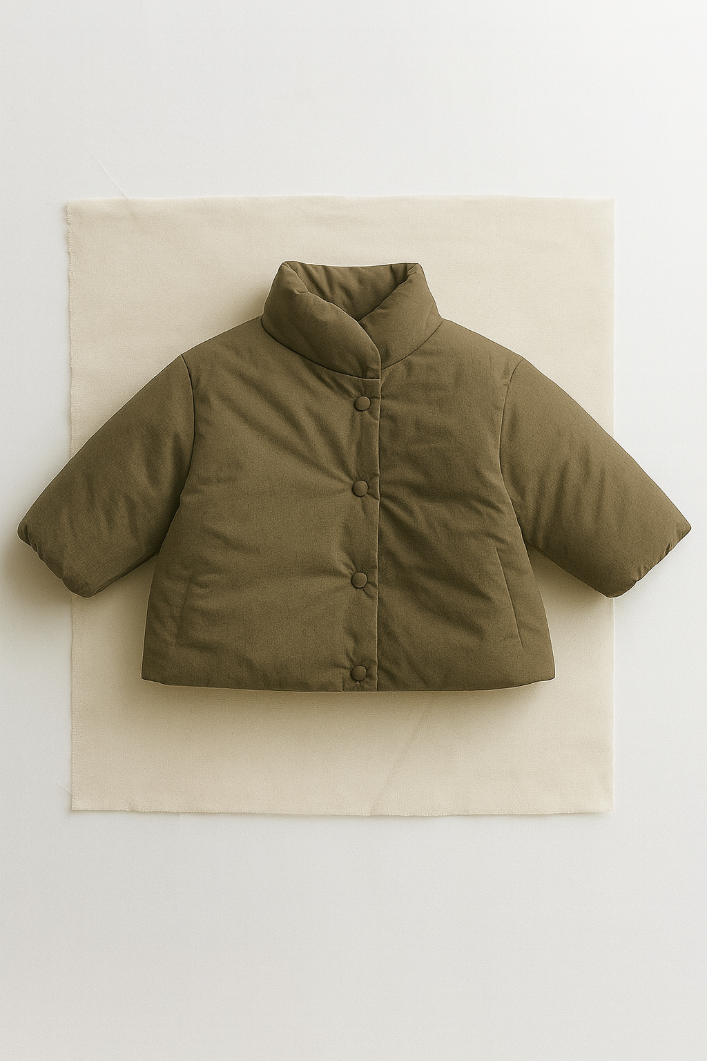 Marshmallow puffer - Moss brown