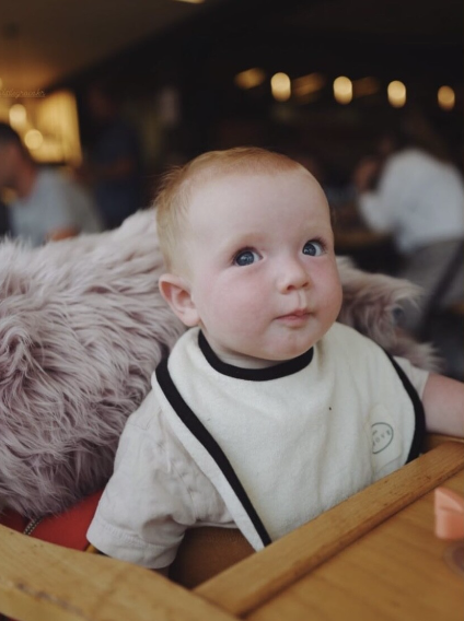 Organic round bib
