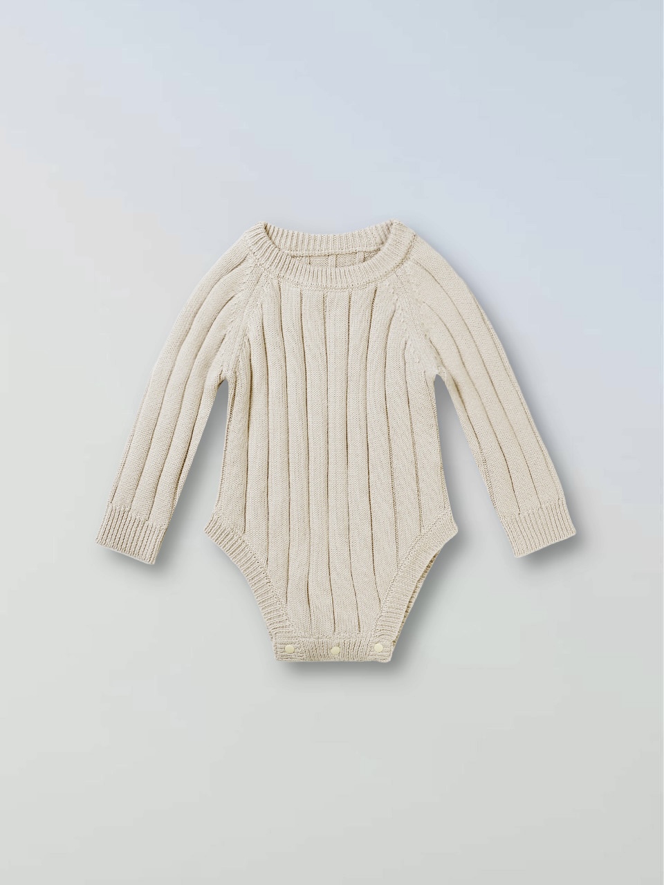Snowy Knit Bodysuit - Sand Beige