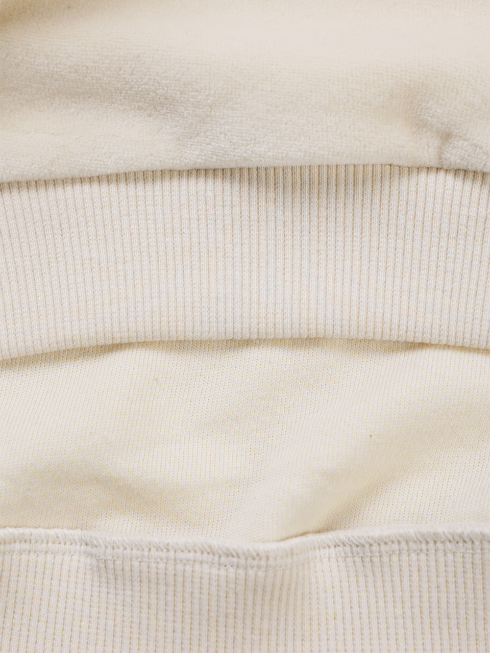 Organic velour hoodie