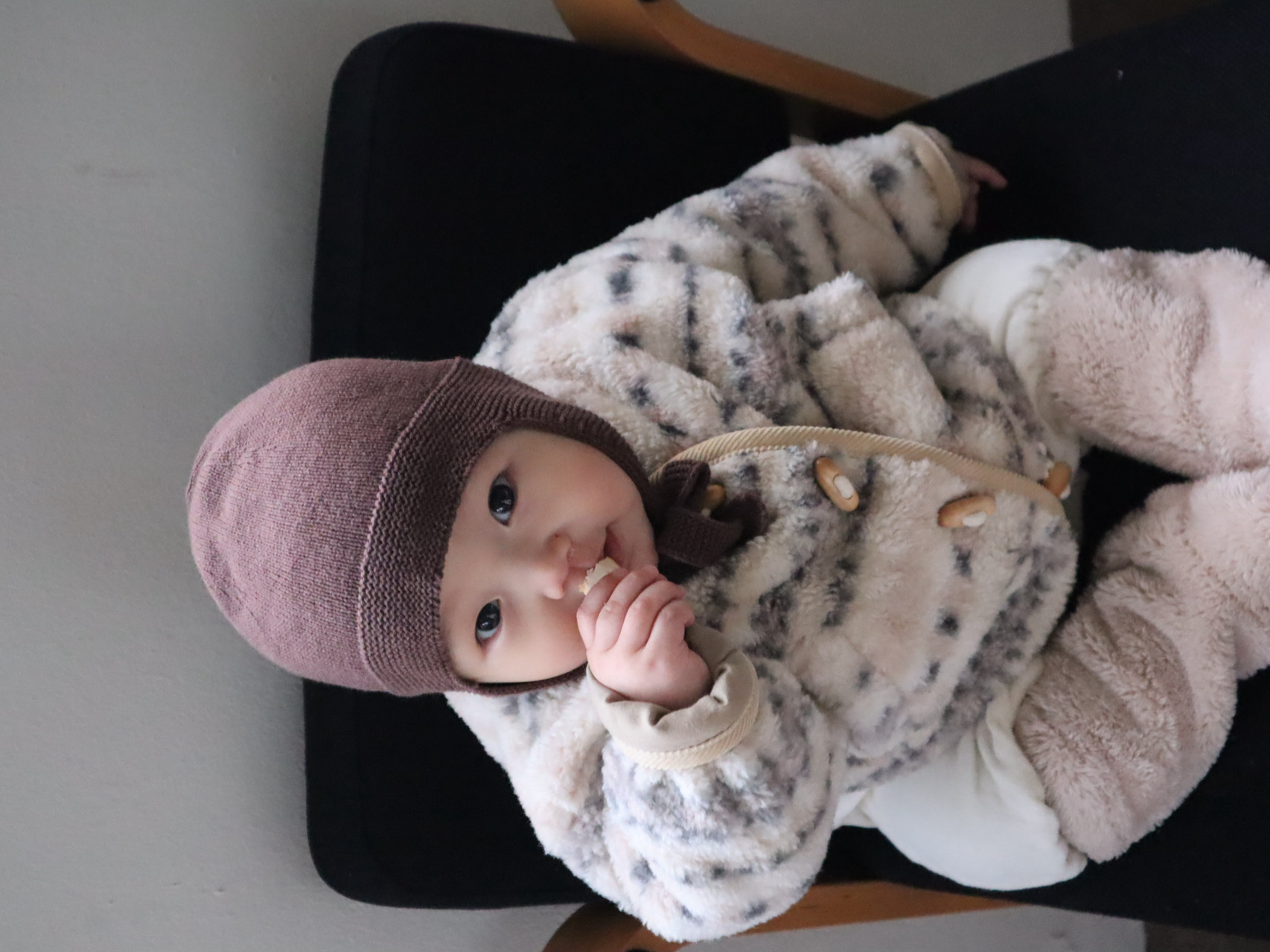 Chestnut Ear Flap Hat - Mocha brown