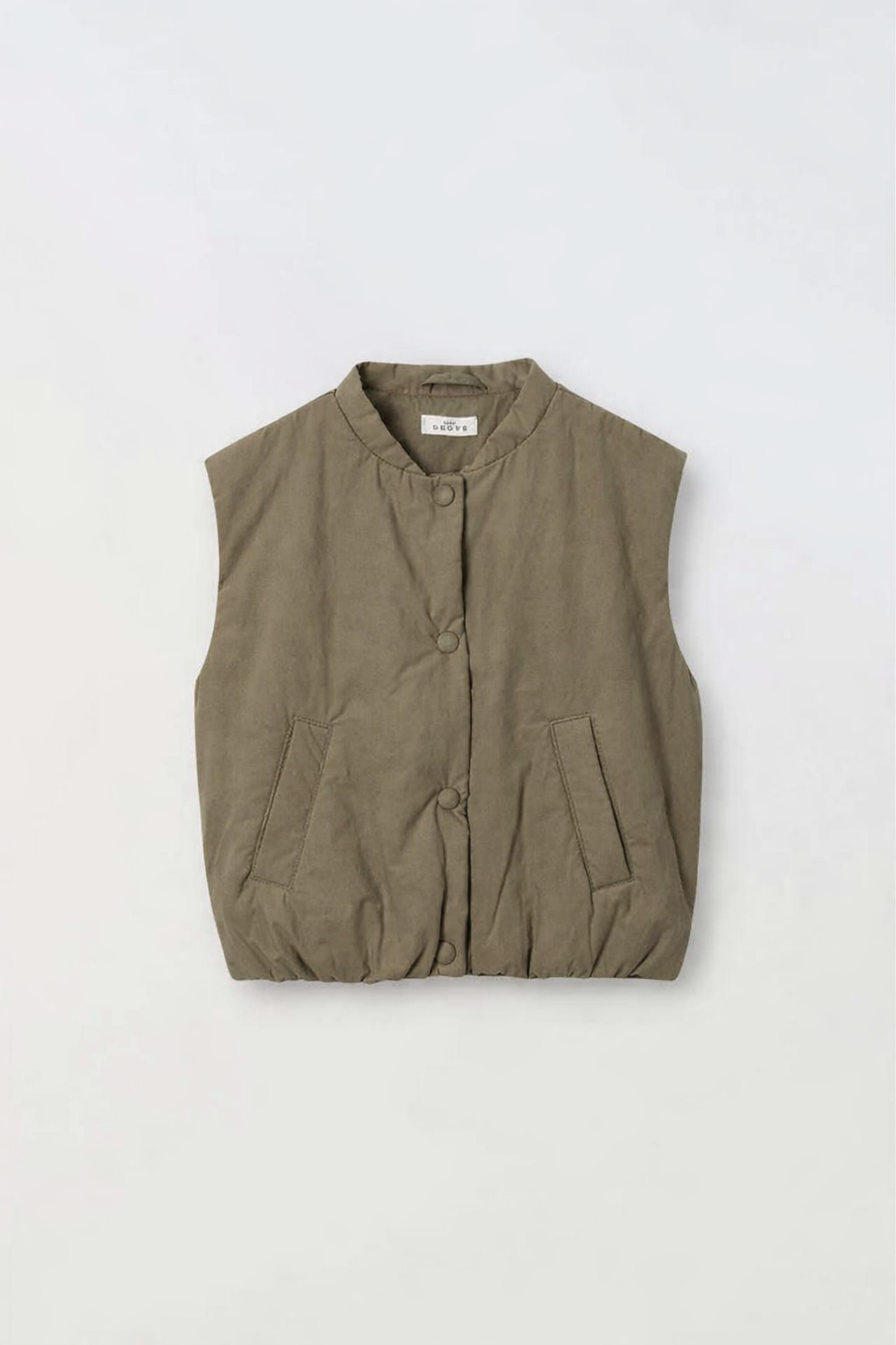 Grove puffer vest - Moss brown