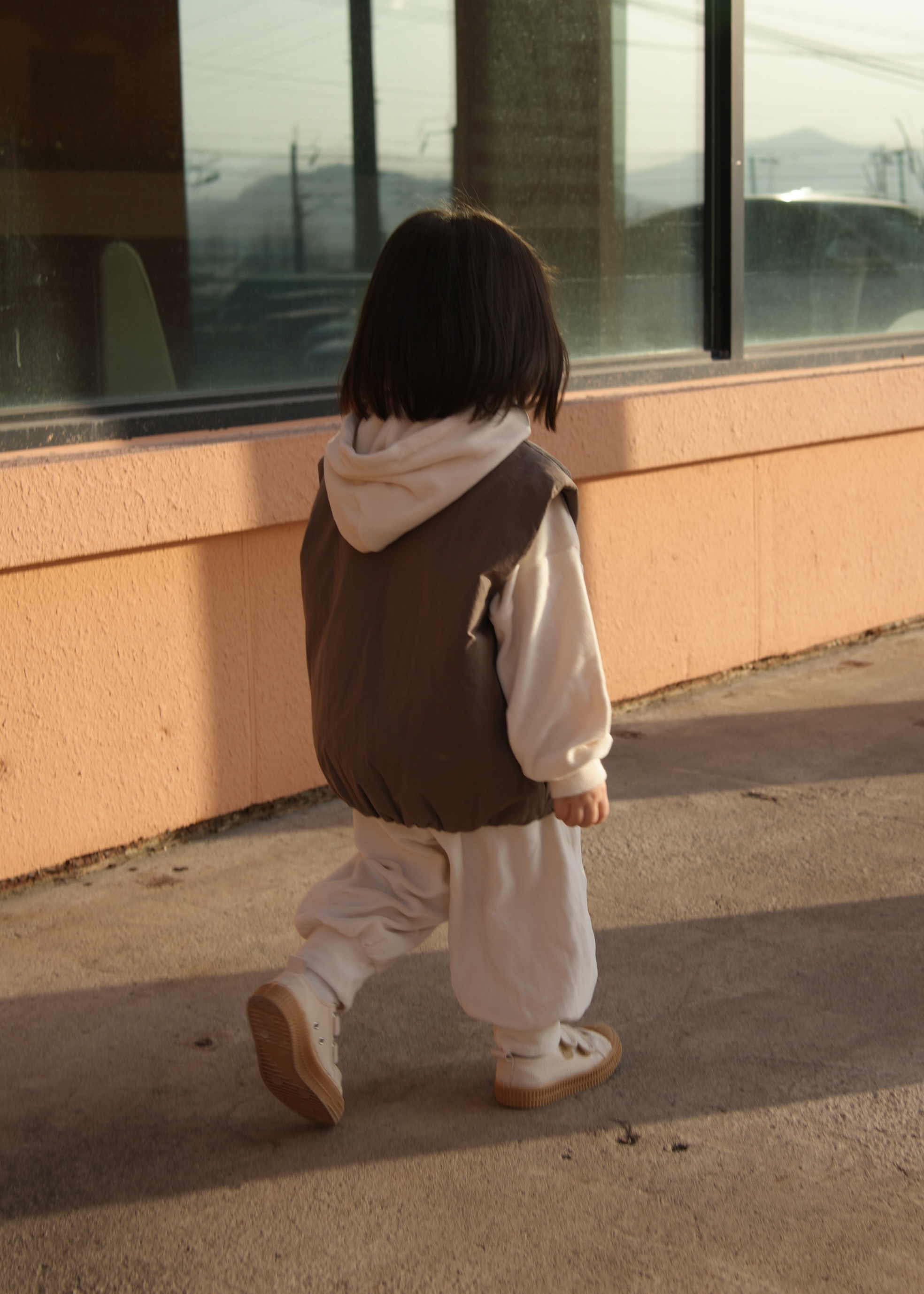 Grove puffer vest - Moss brown