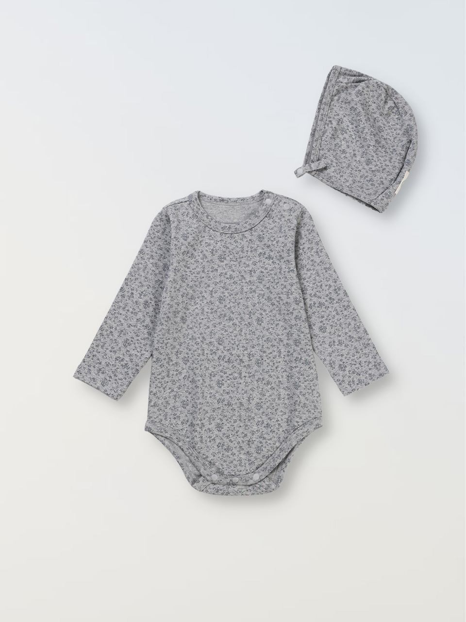 Jardin Bodysuit Set - Grey