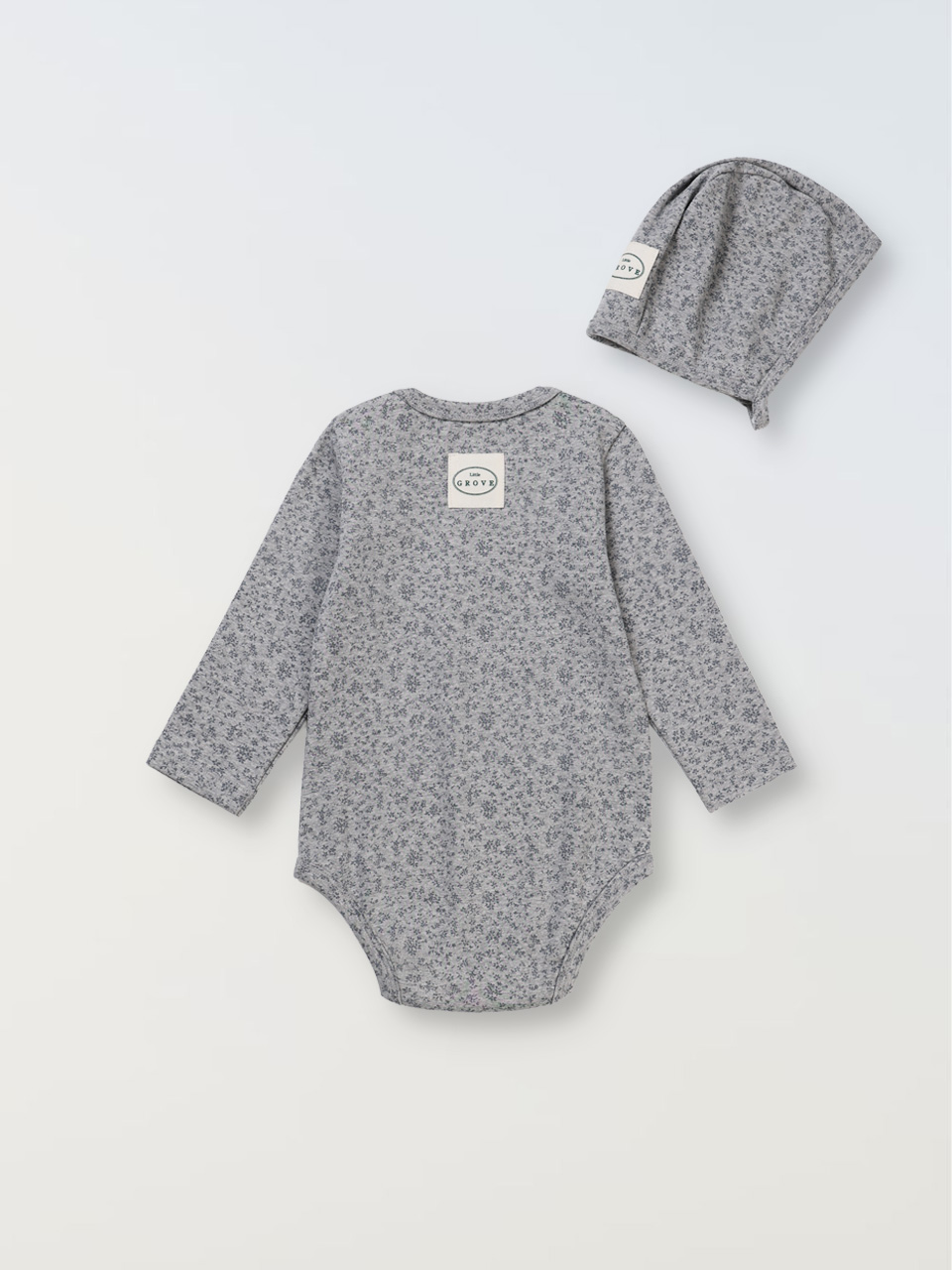 Jardin Bodysuit Set - Grey