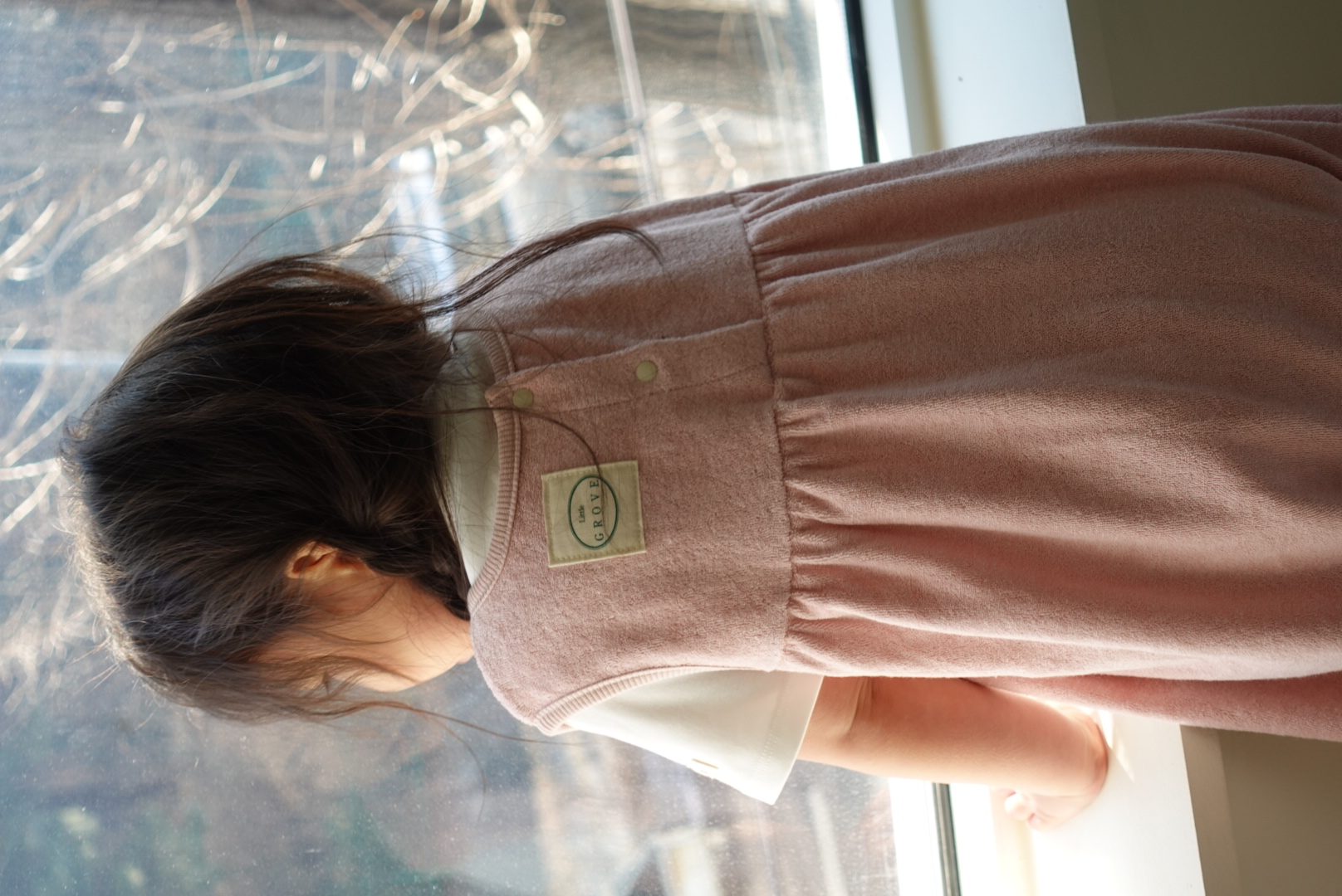 Organic Terry Baggy Overall - Mauve