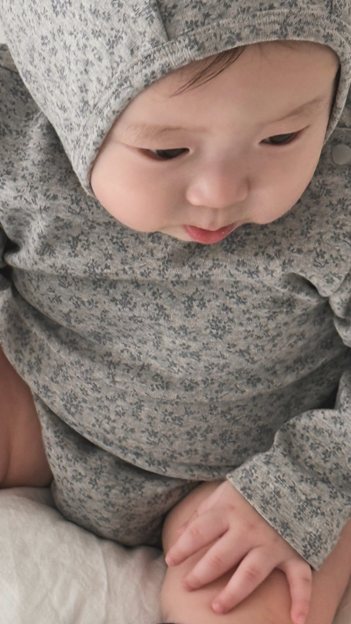 Jardin Bodysuit Set - Grey