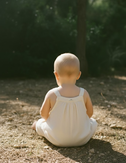 Eden Overall Suit - Natural