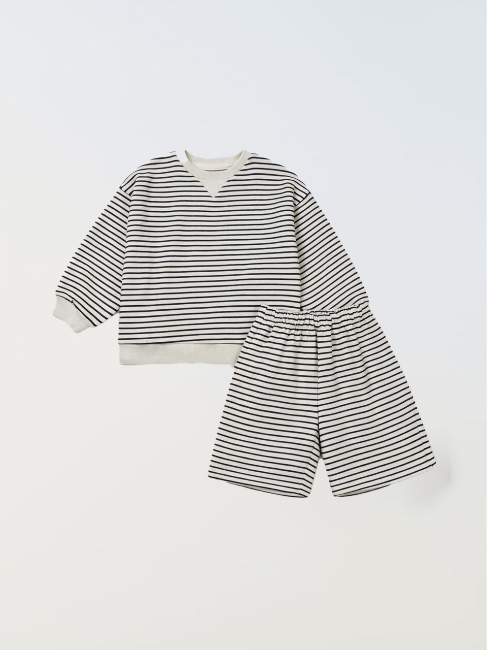 Sunday Stripe Set - Black