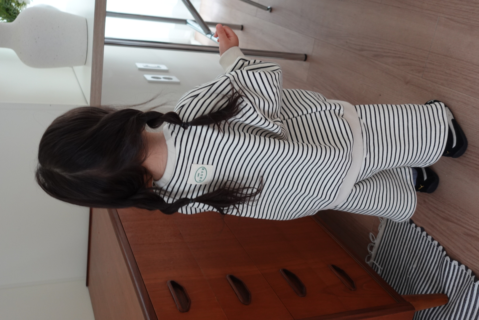 Sunday Stripe Set - Black
