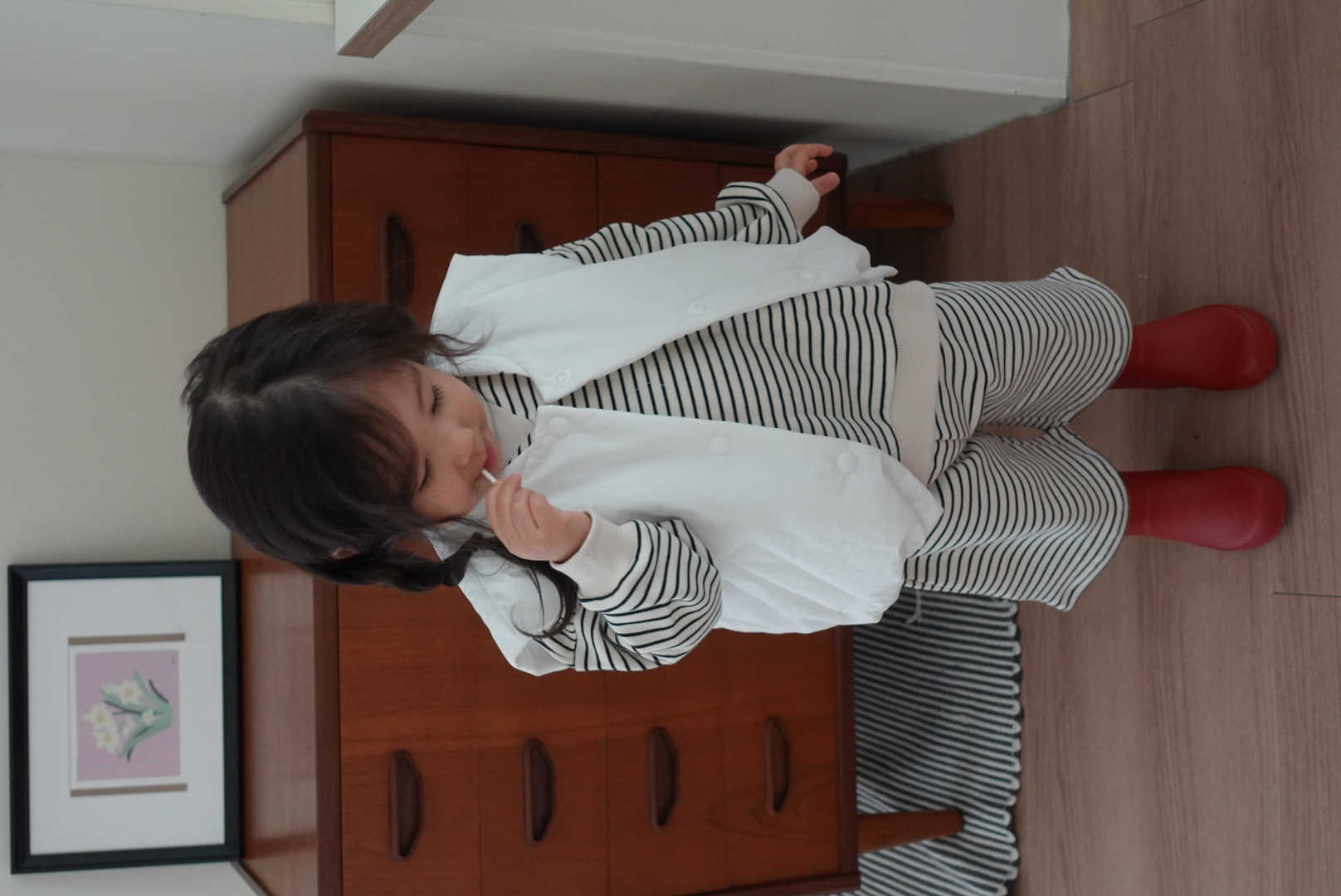 Sunday Stripe Set - Black