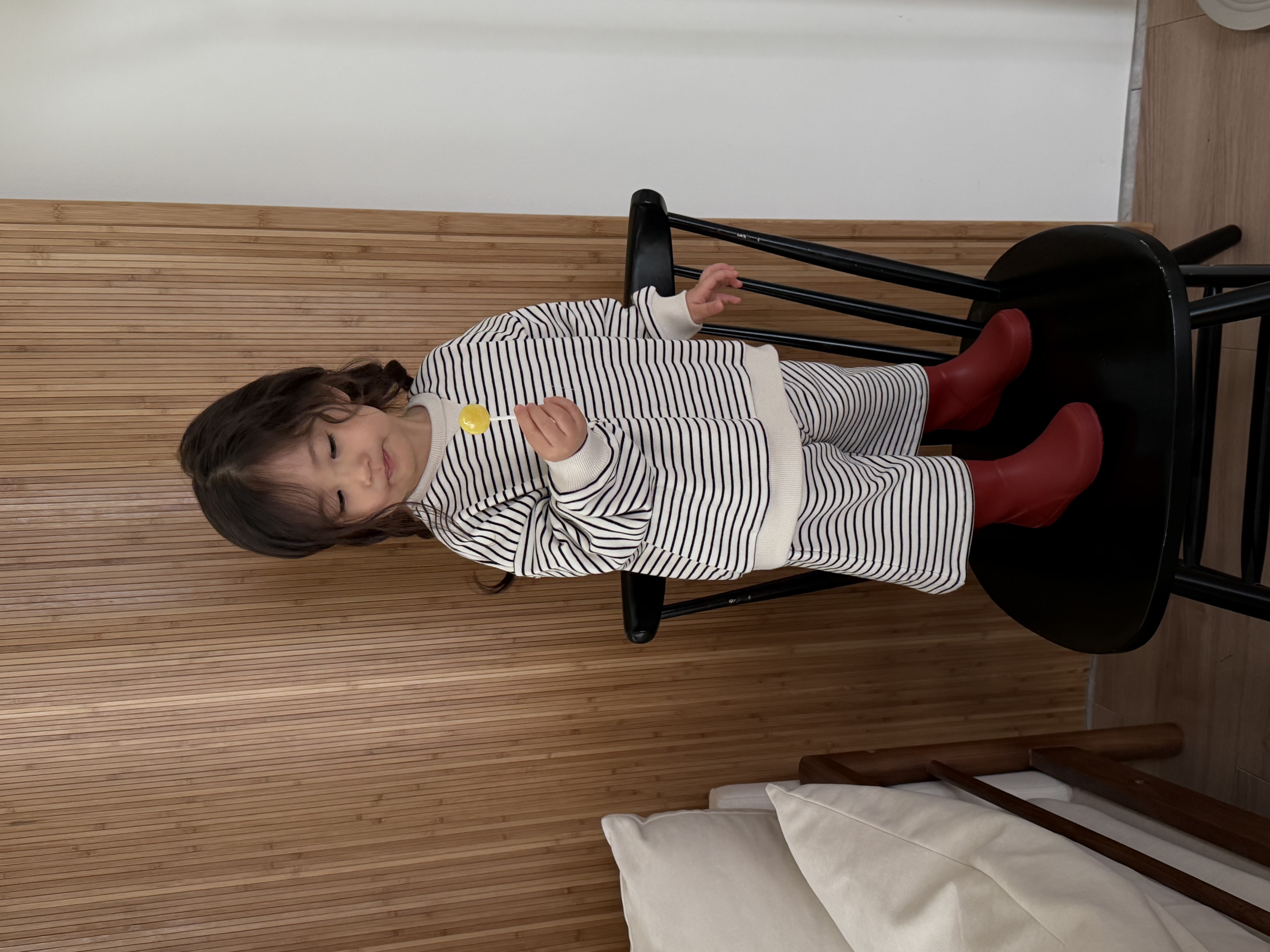 Sunday Stripe Set - Black