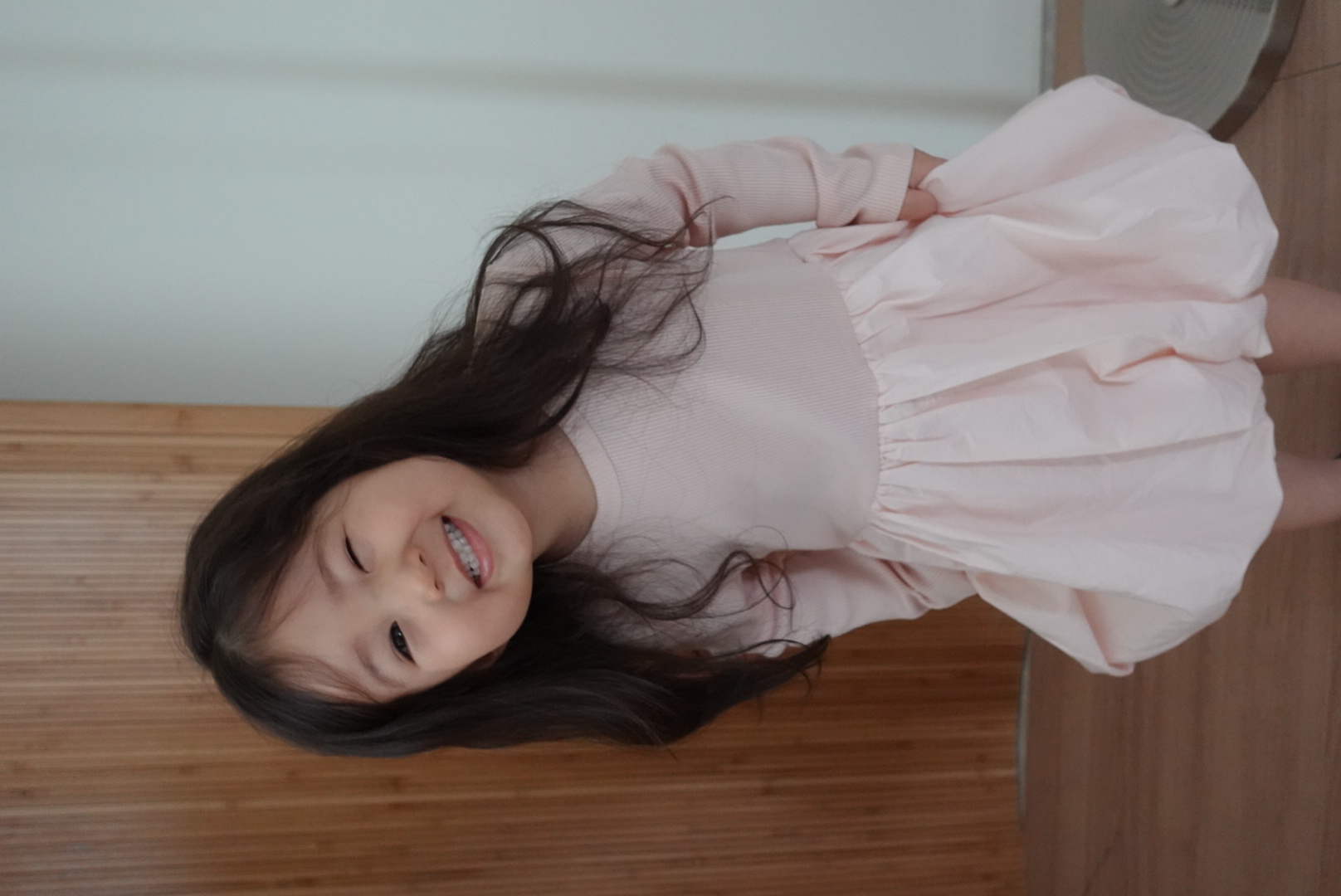 Emma Balloon SS dress - baby pink