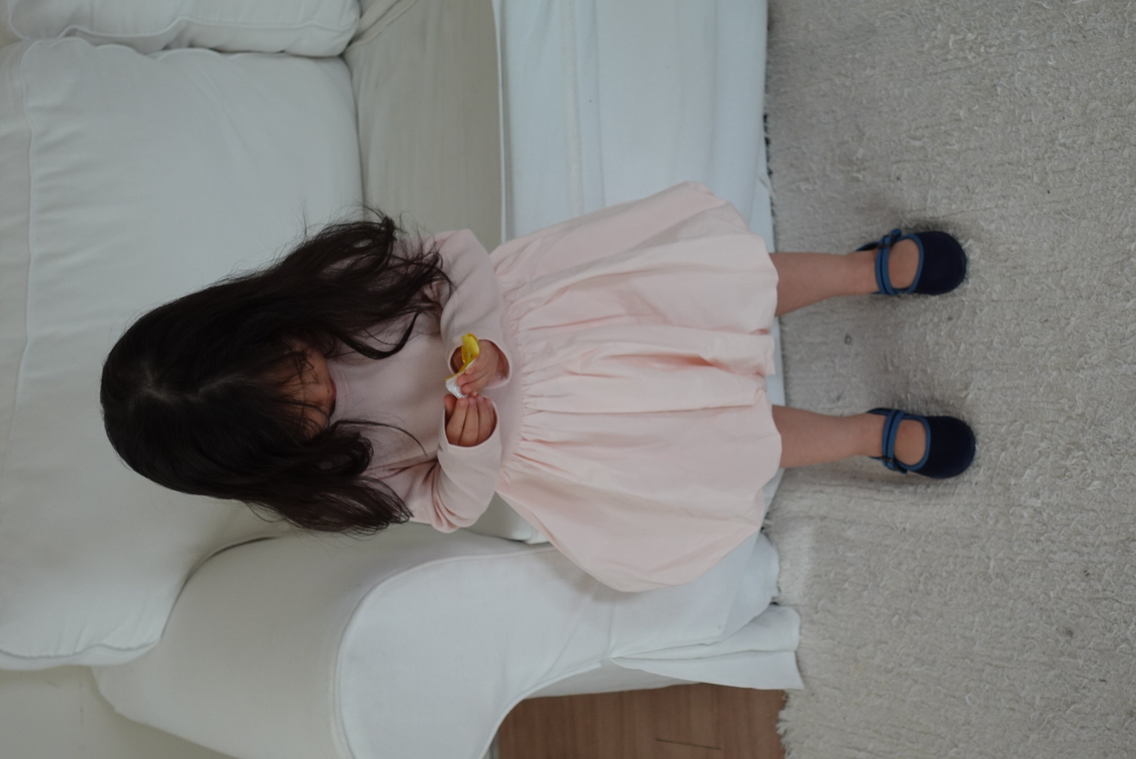 Emma Balloon SS dress - baby pink